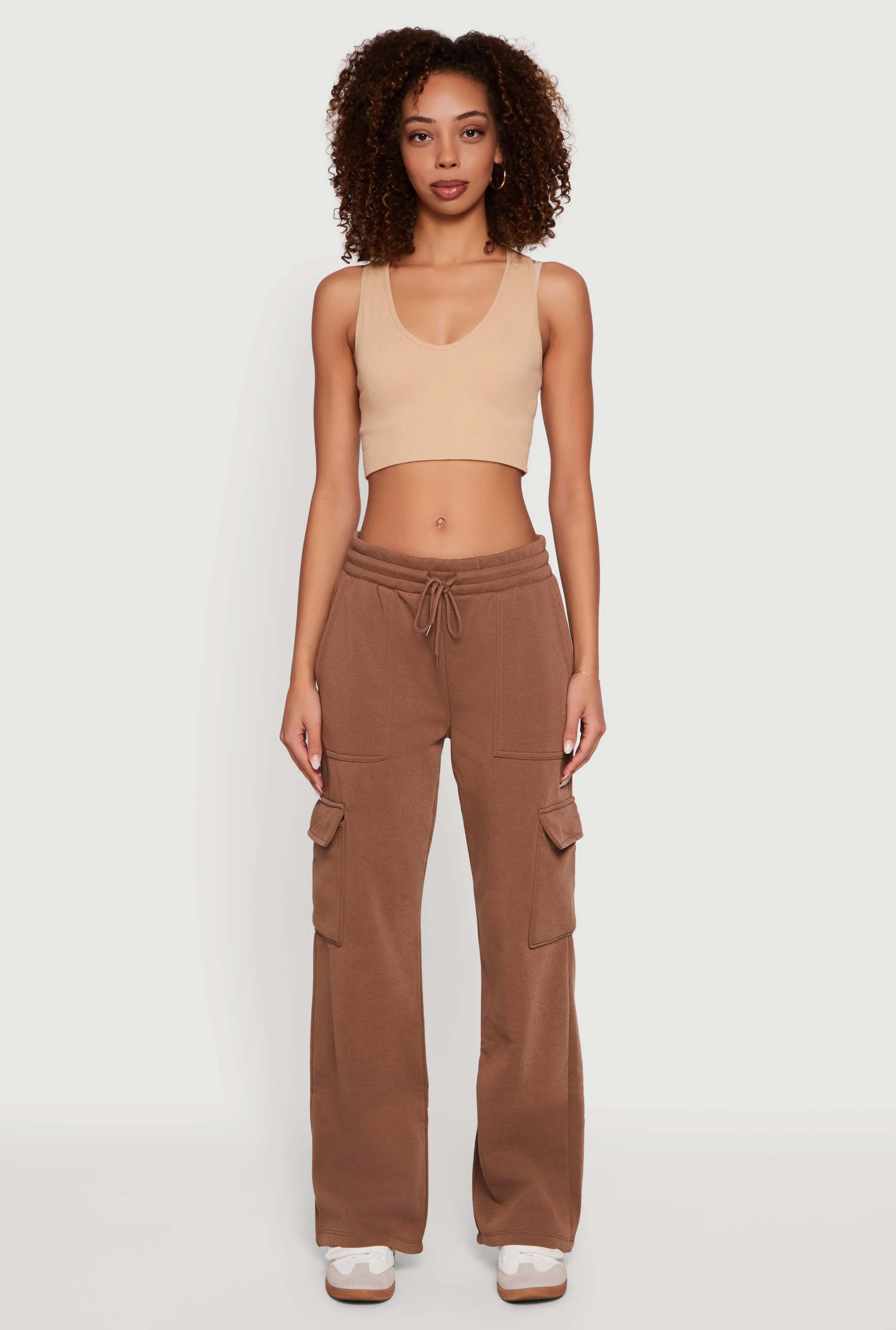 Fleece Cargo Sweatpants sold by Rainbow product image thumbnail 2