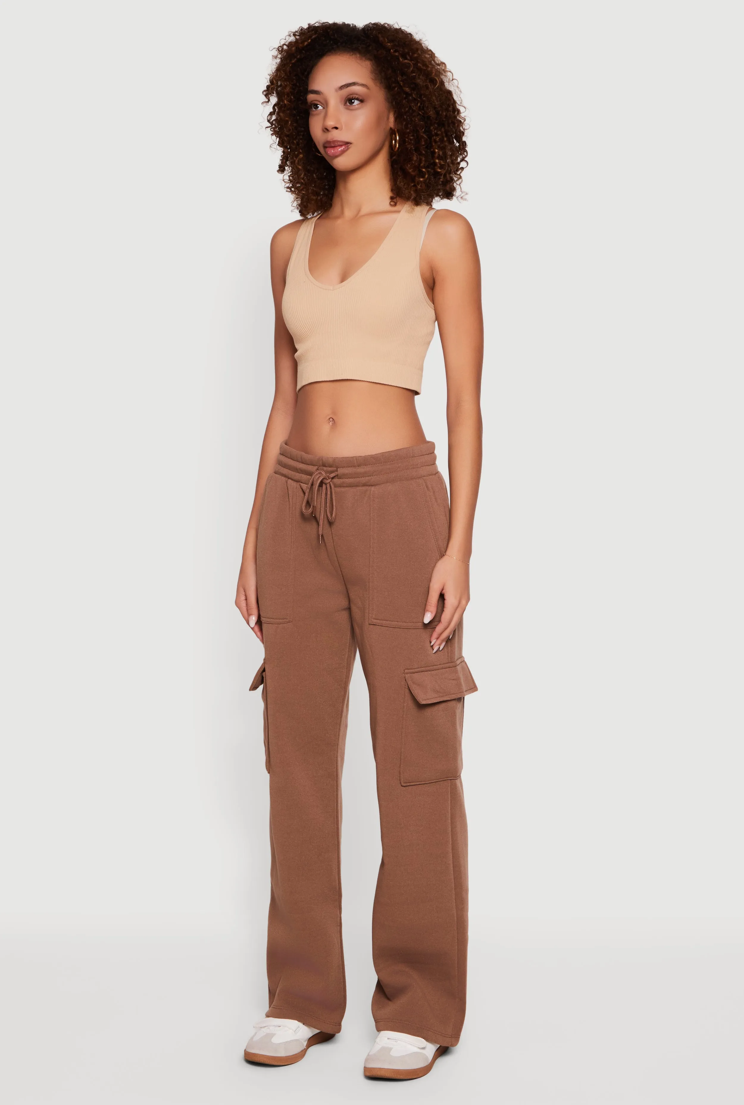 Fleece Cargo Sweatpants sold by Rainbow product image thumbnail 3