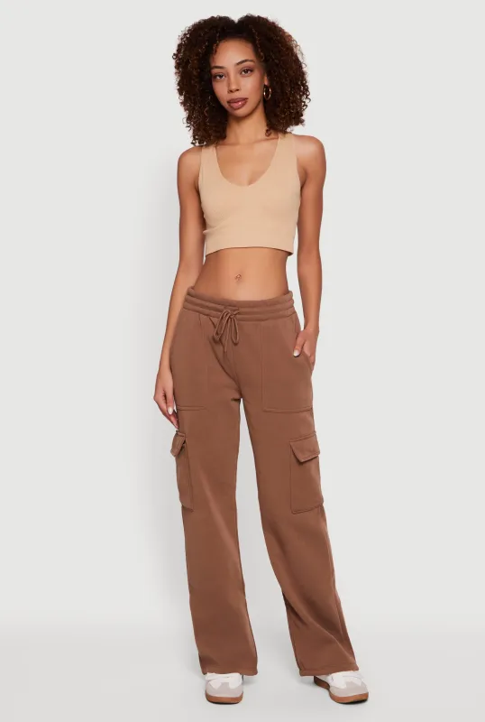 Fleece Cargo Sweatpants sold by Rainbow