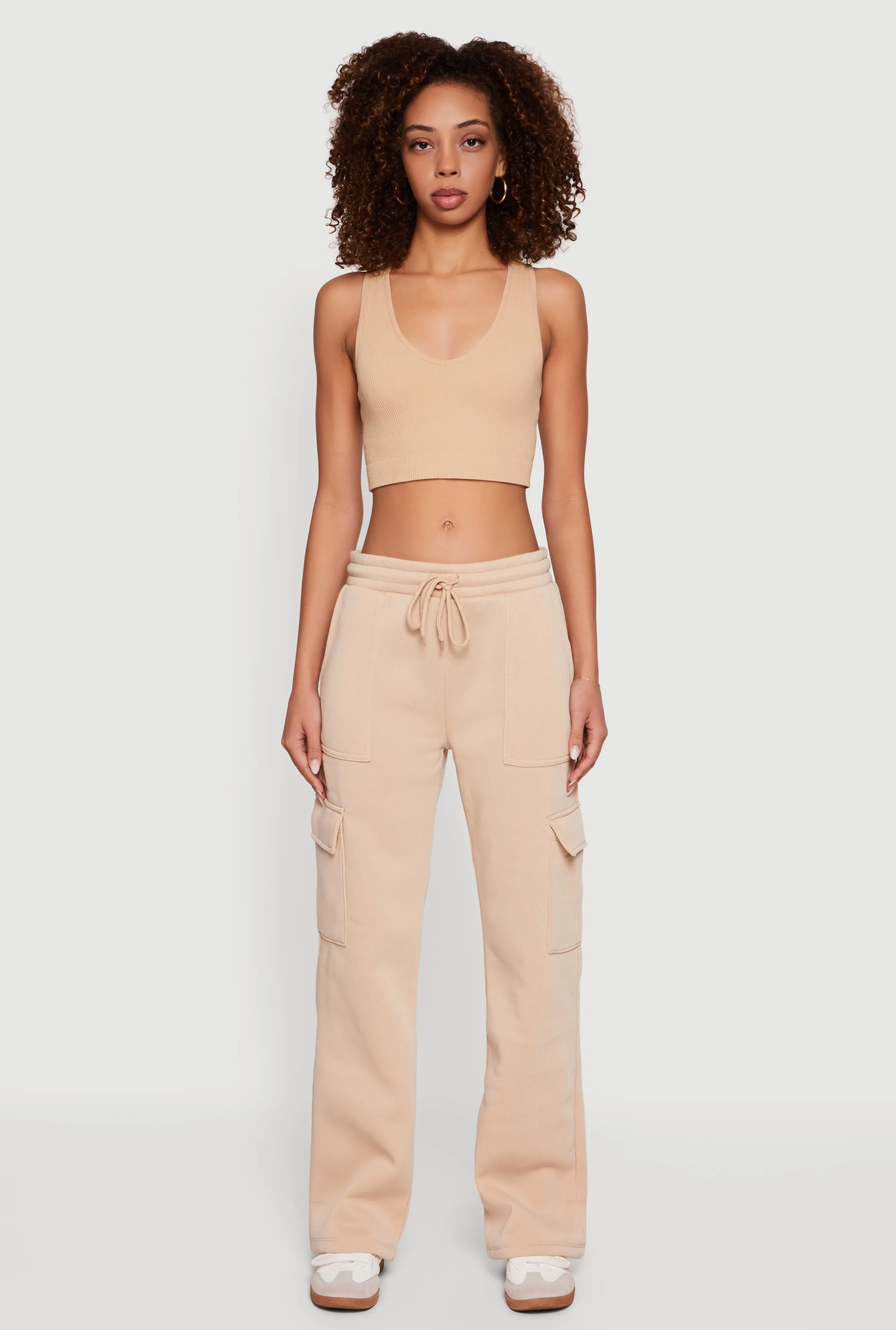 Fleece Cargo Sweatpants sold by Rainbow product image thumbnail 2