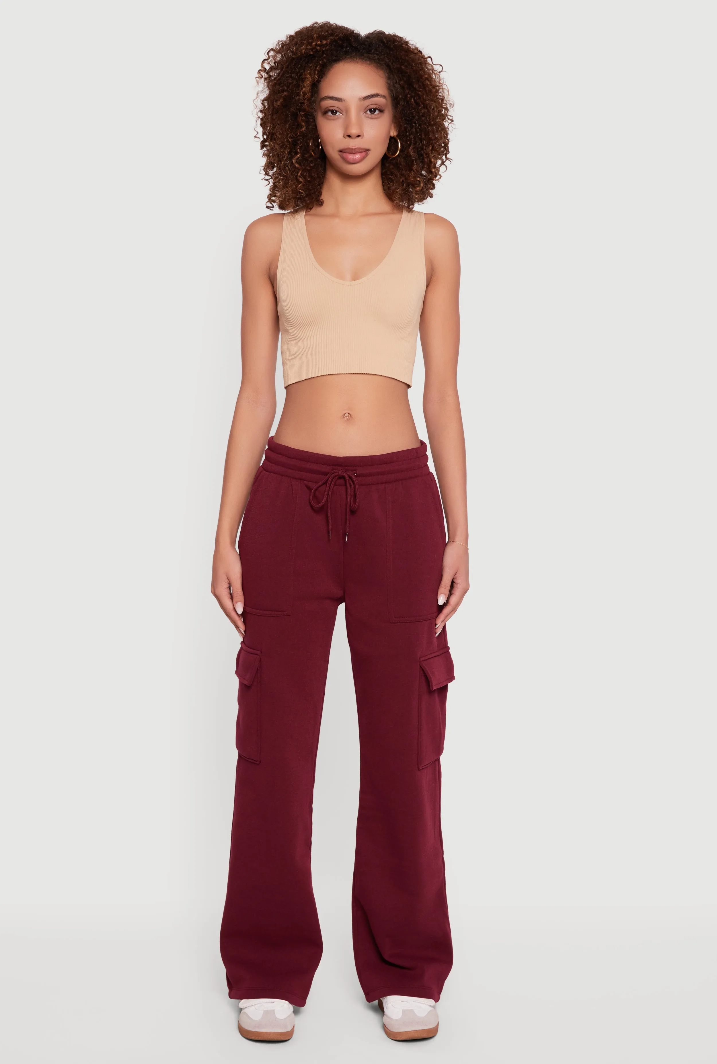 Fleece Cargo Sweatpants sold by Rainbow product image thumbnail 2