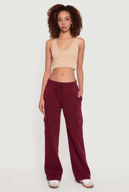 Fleece Cargo Sweatpants sold by Rainbow