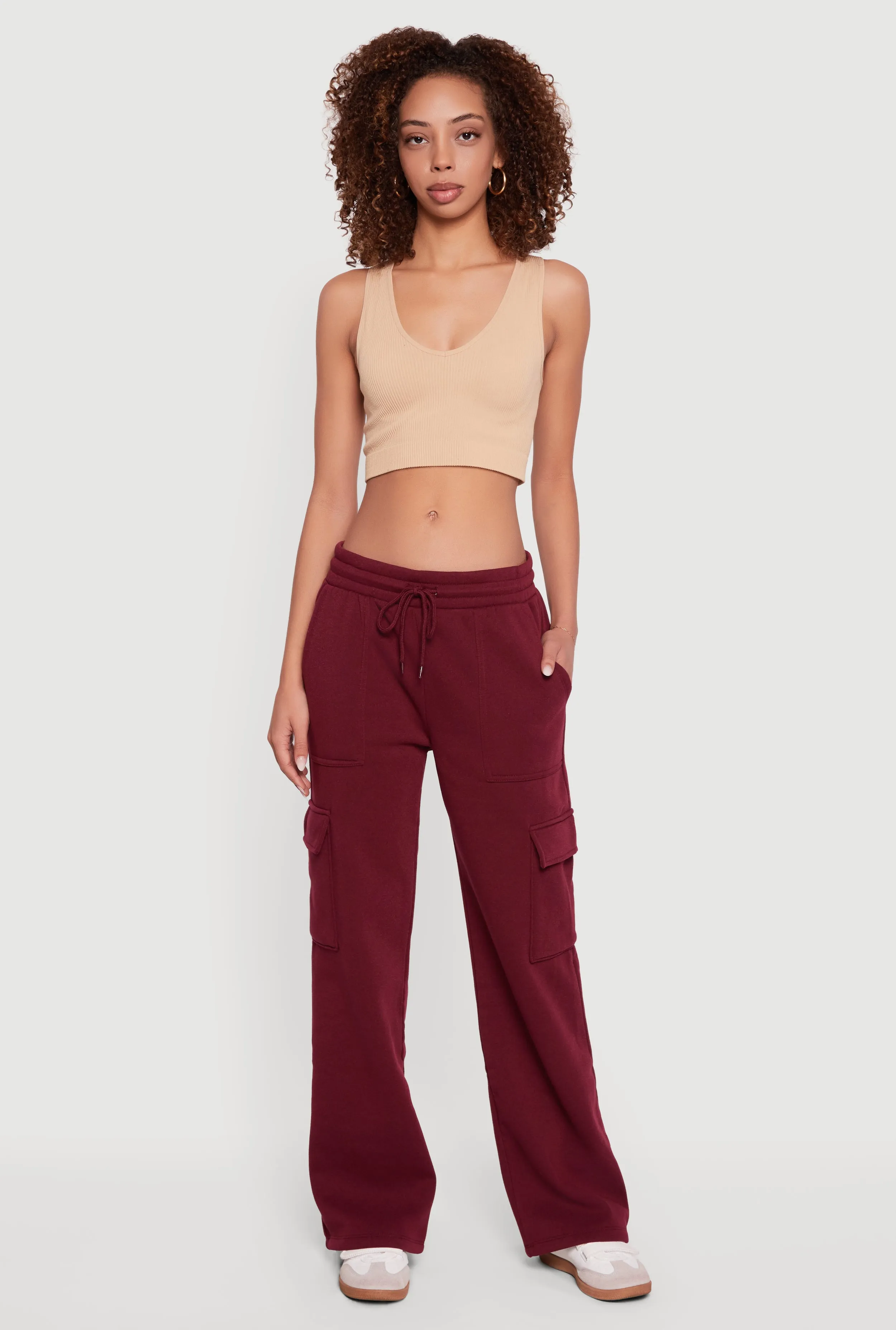 Fleece Cargo Sweatpants sold by Rainbow