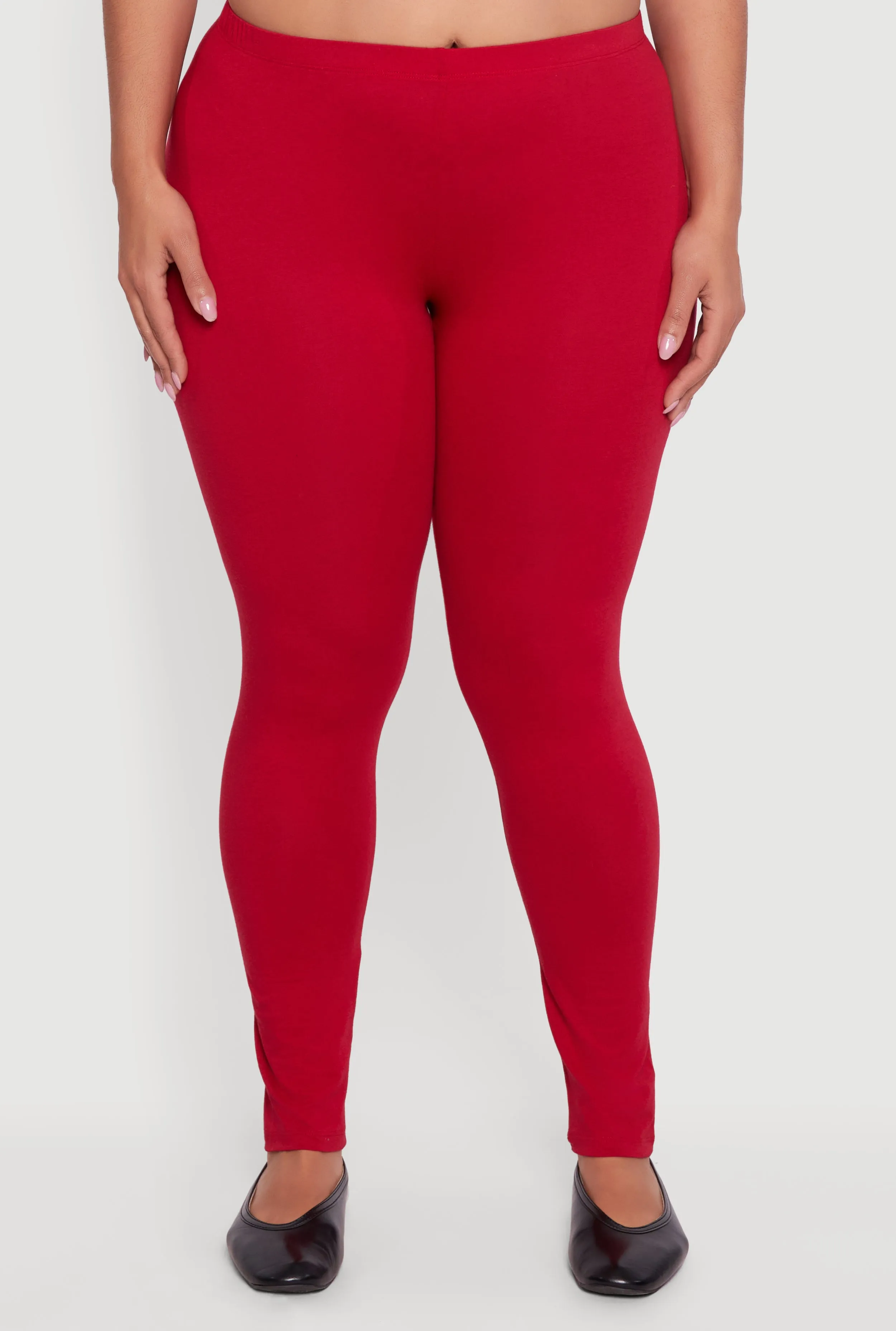 Plus Size Solid Leggings sold by Rainbow product image thumbnail 5