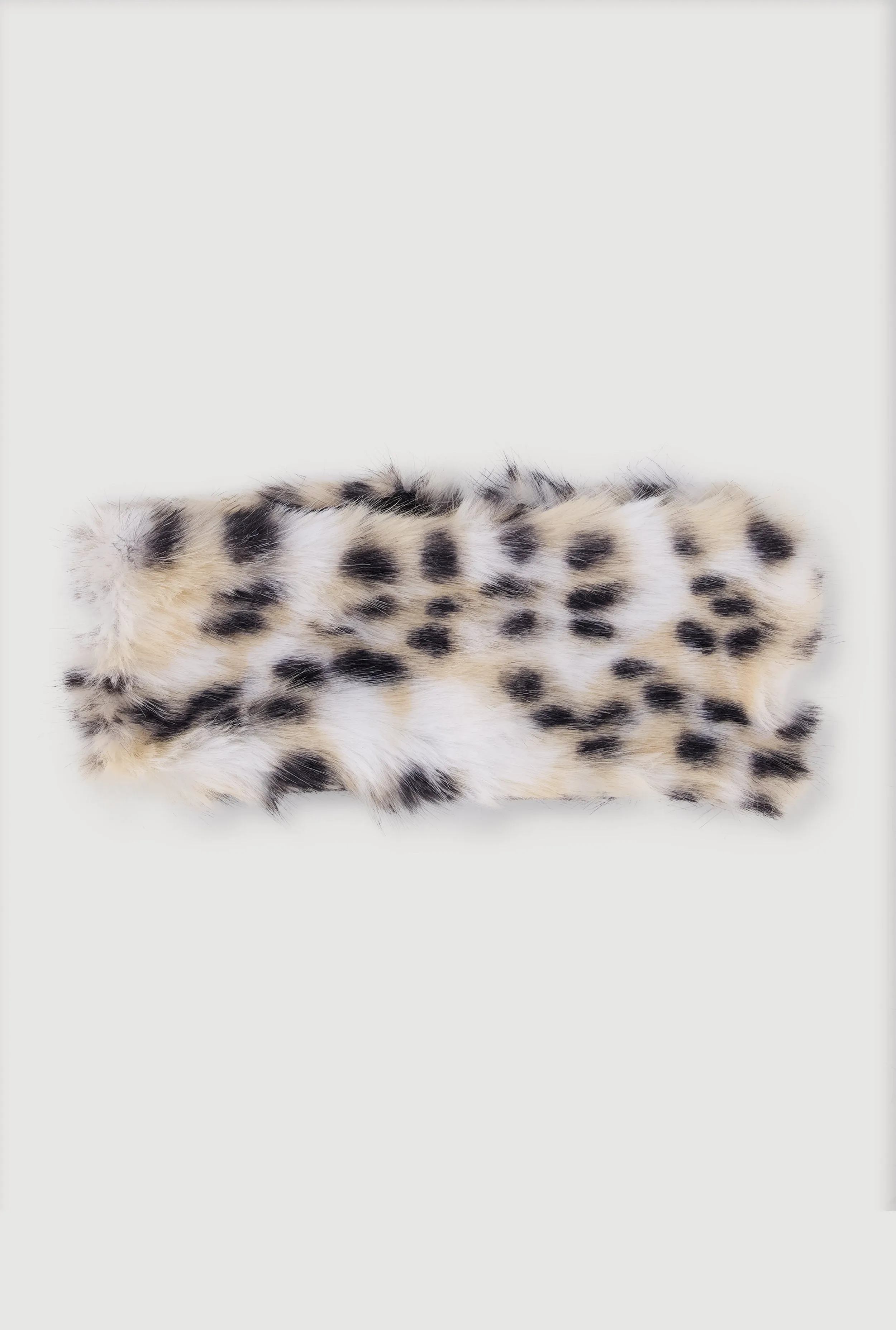 Animal Print Faux Fur Headband sold by Rainbow