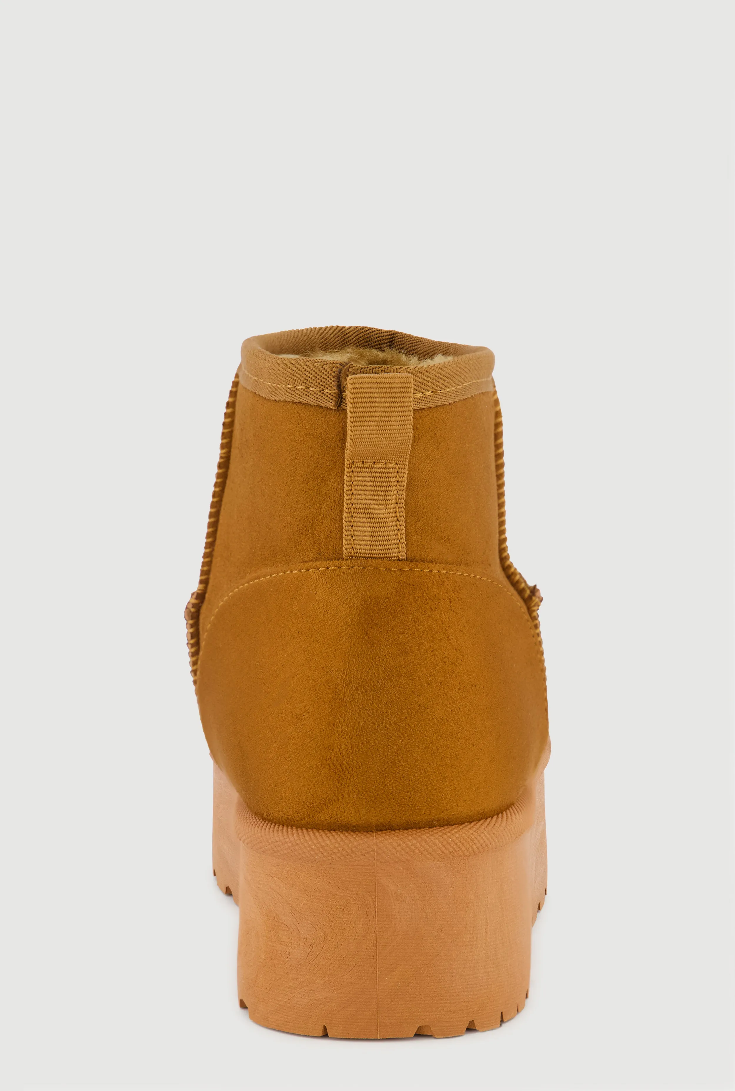 Faux Suede Low Platform Booties sold by Rainbow product image thumbnail 3