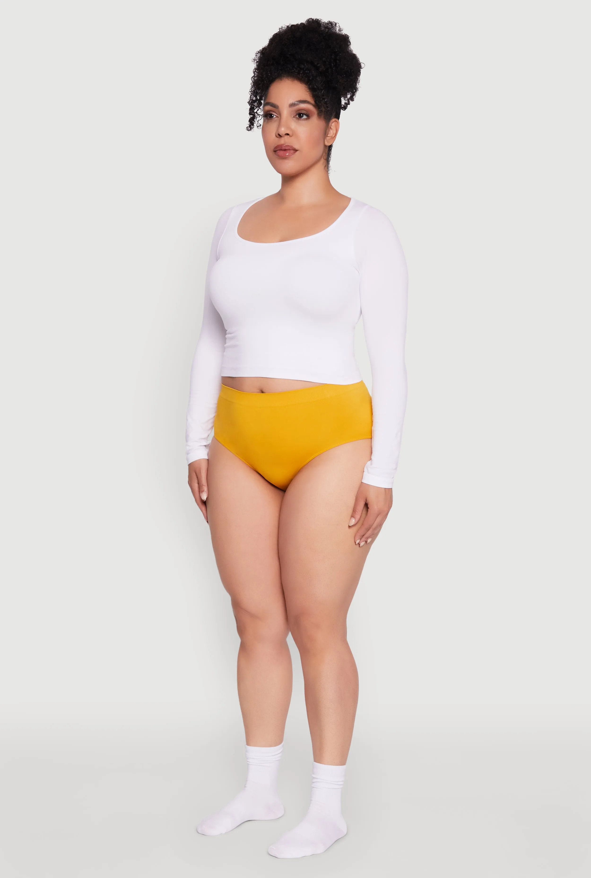 Plus Size Seamless Bikini Panty sold by Rainbow product image thumbnail 5