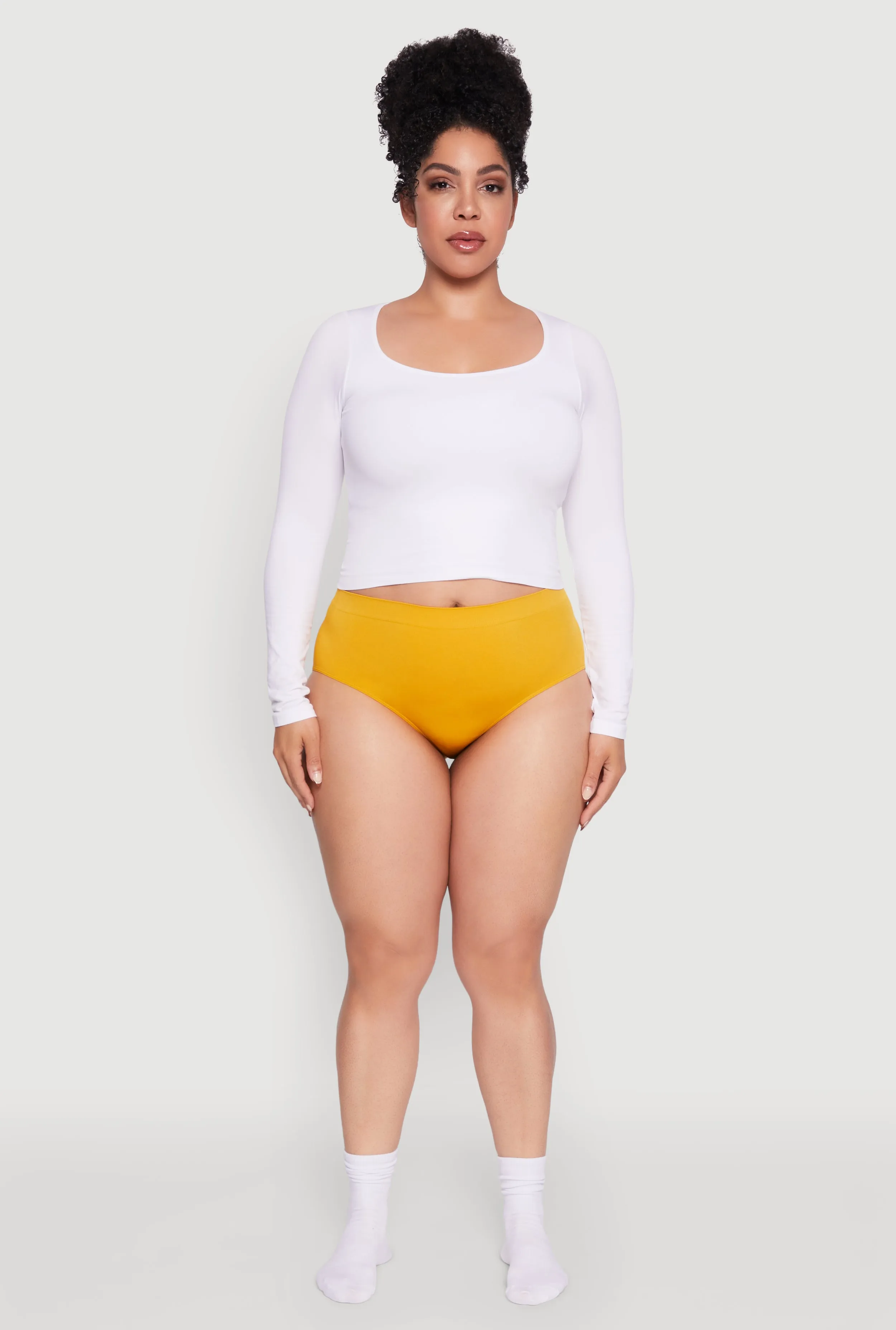 Plus Size Seamless Bikini Panty sold by Rainbow product image thumbnail 2