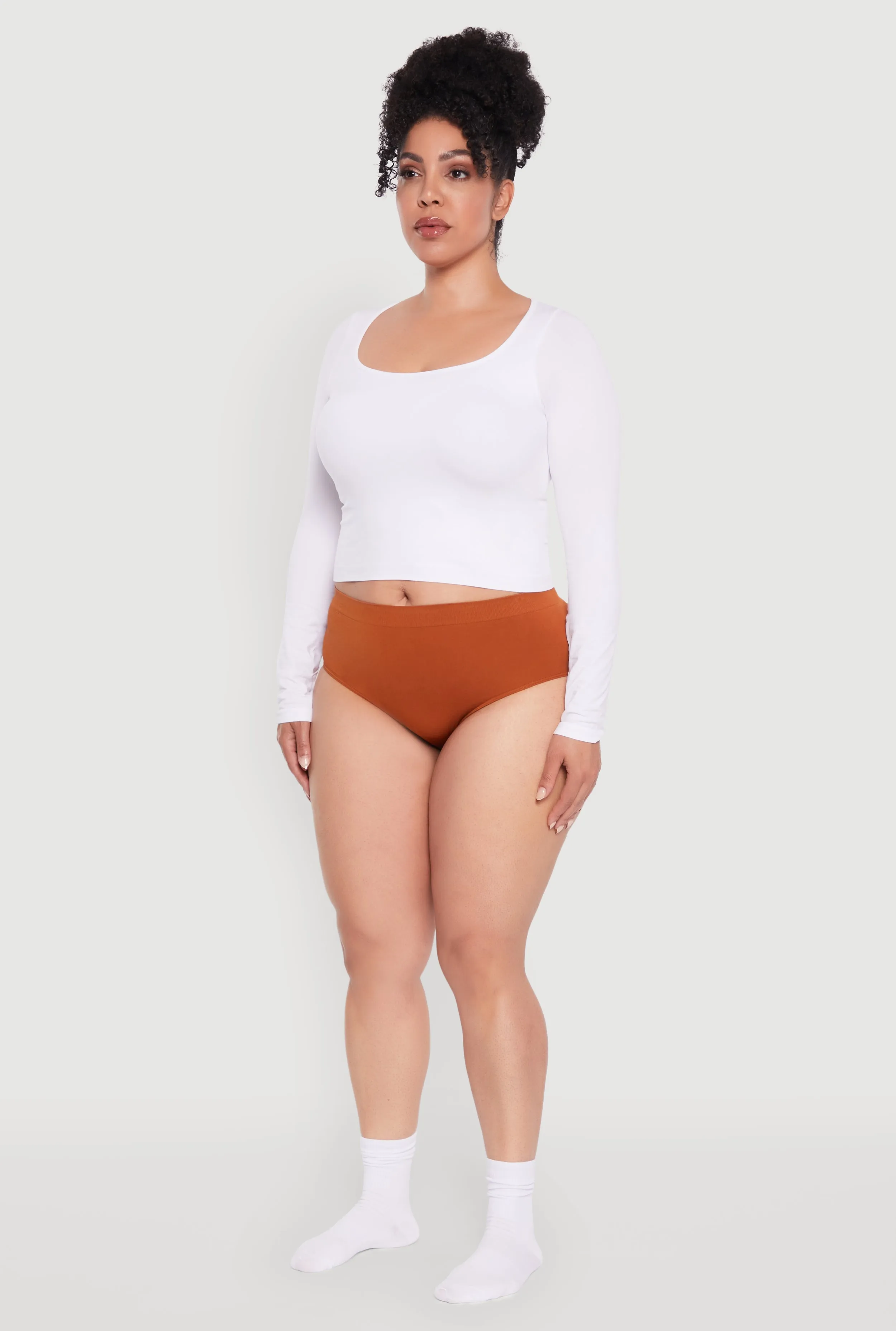 Plus Size Seamless Bikini Panty sold by Rainbow product image thumbnail 5