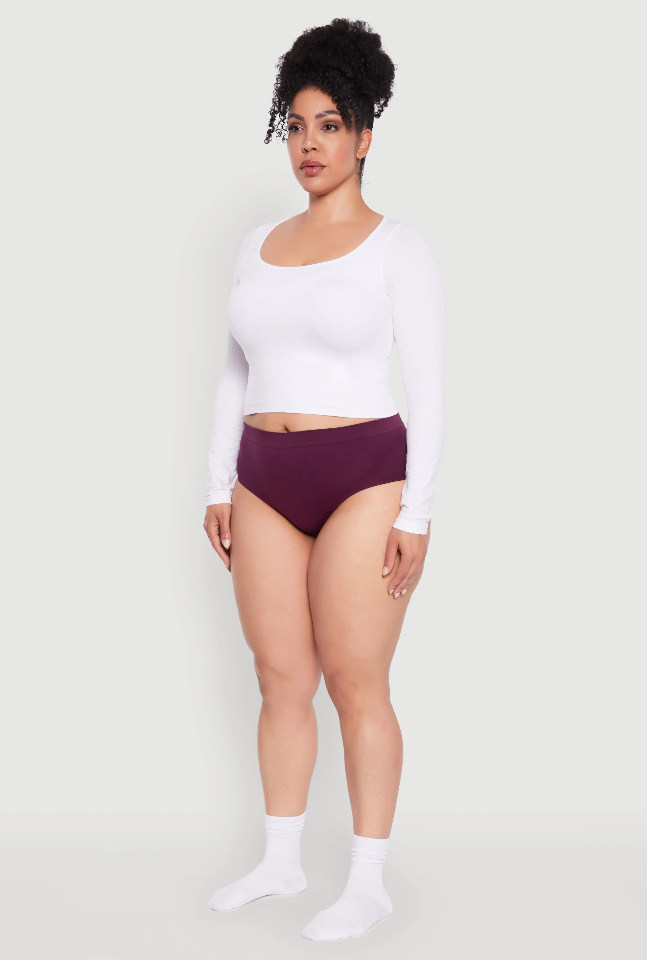 Plus Size Seamless Bikini Panty sold by Rainbow product image thumbnail 5