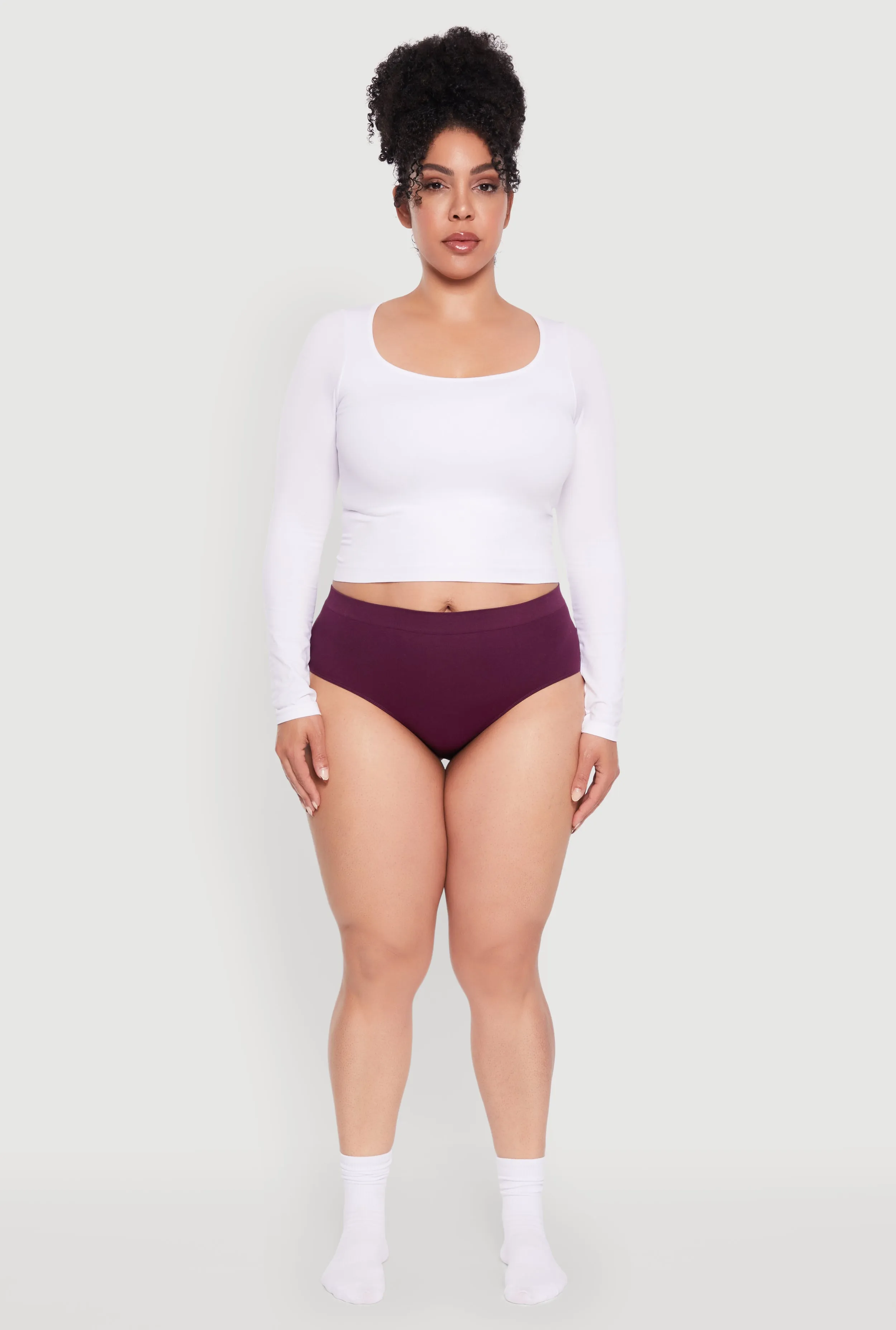 Plus Size Seamless Bikini Panty sold by Rainbow product image thumbnail 2