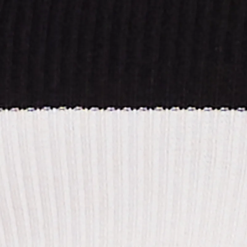 Color Blocked Ribbed Knit Long Sleeve Sweater sold by Rainbow product image thumbnail 4