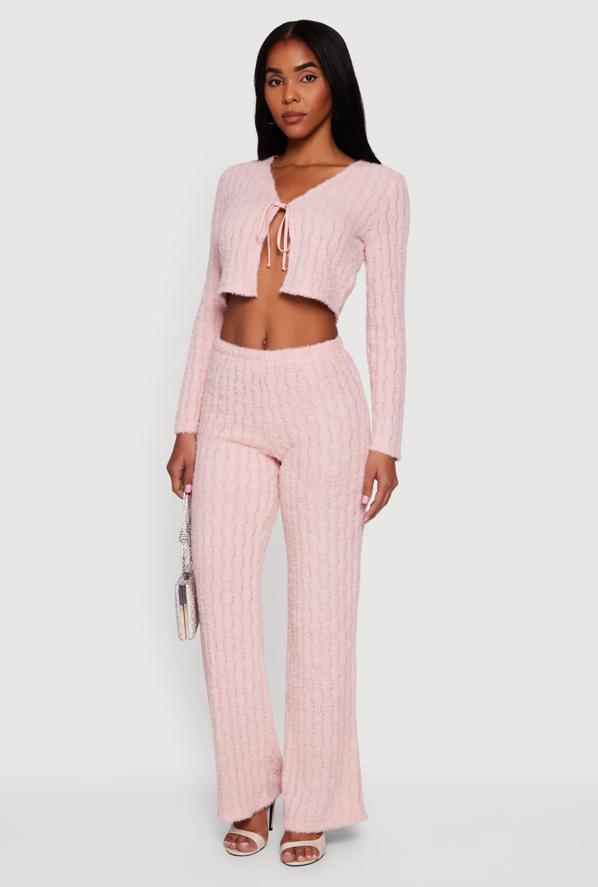 Eyelash Knit Pull On Straight Leg Pants sold by Rainbow product image thumbnail 2