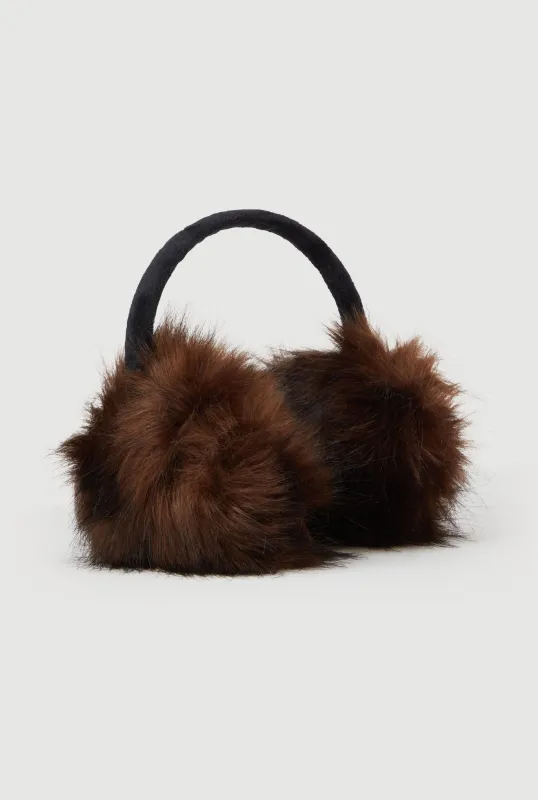 Faux Fur Earmuffs sold by Rainbow