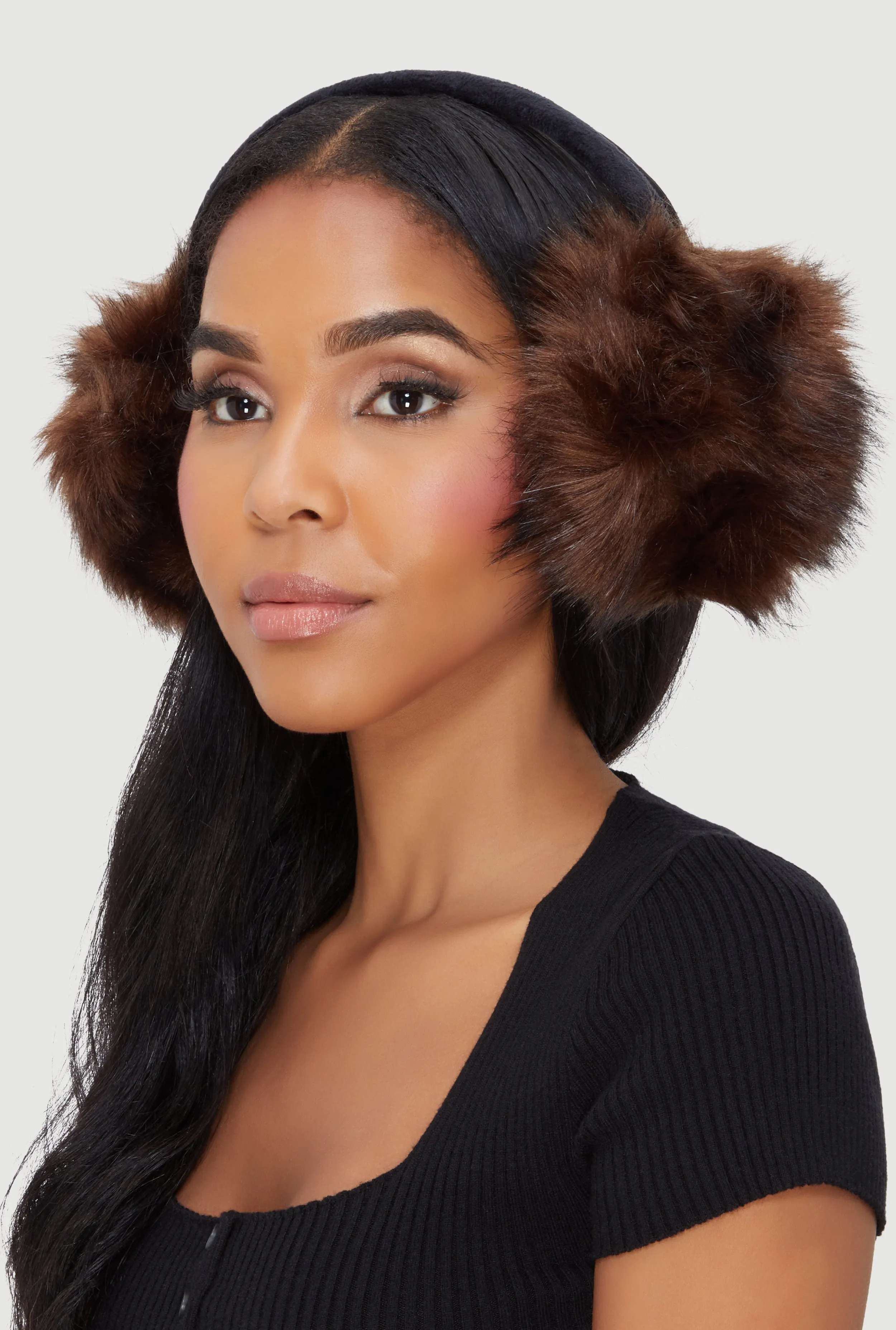 Faux Fur Earmuffs sold by Rainbow product image thumbnail 2