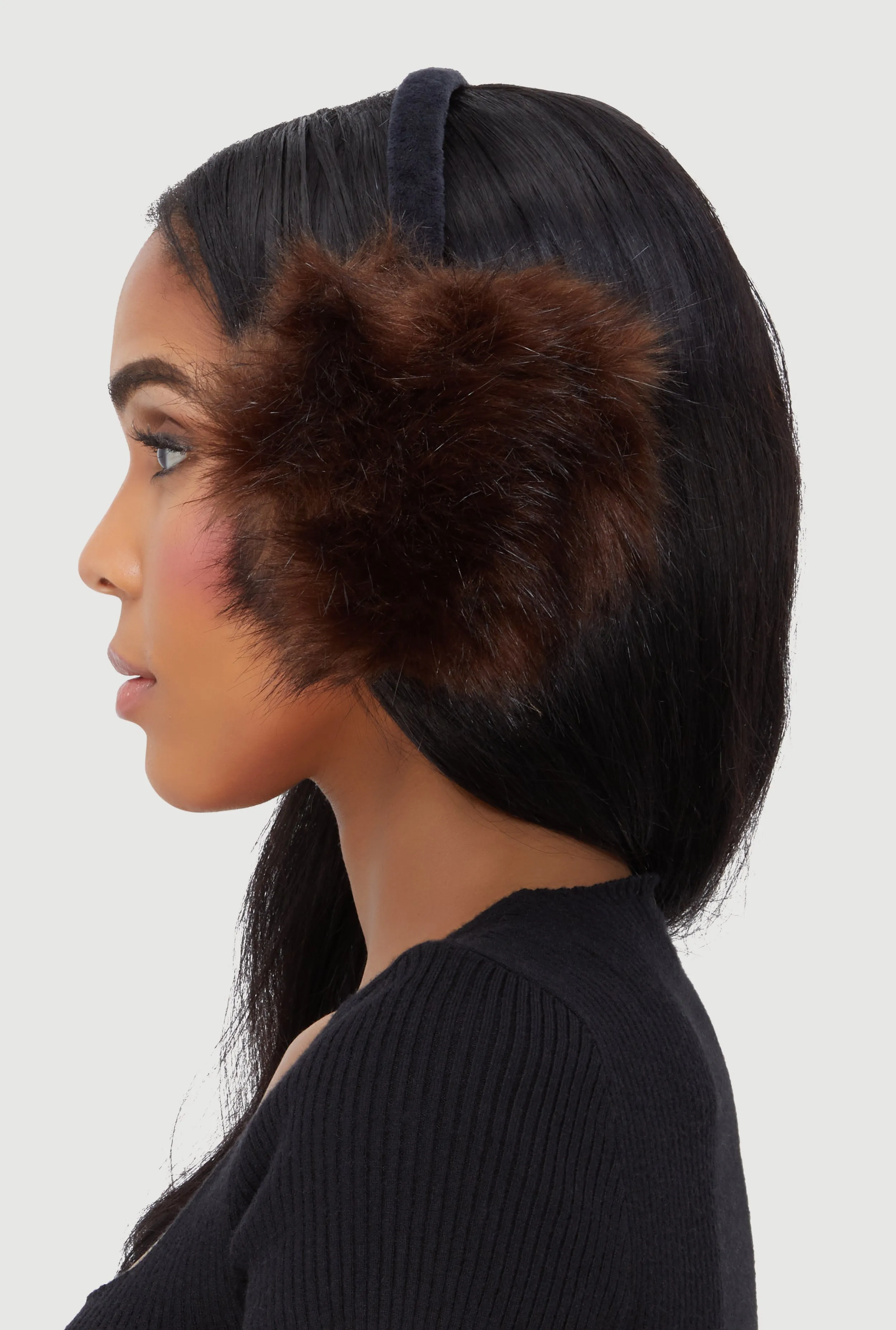 Faux Fur Earmuffs sold by Rainbow product image thumbnail 3