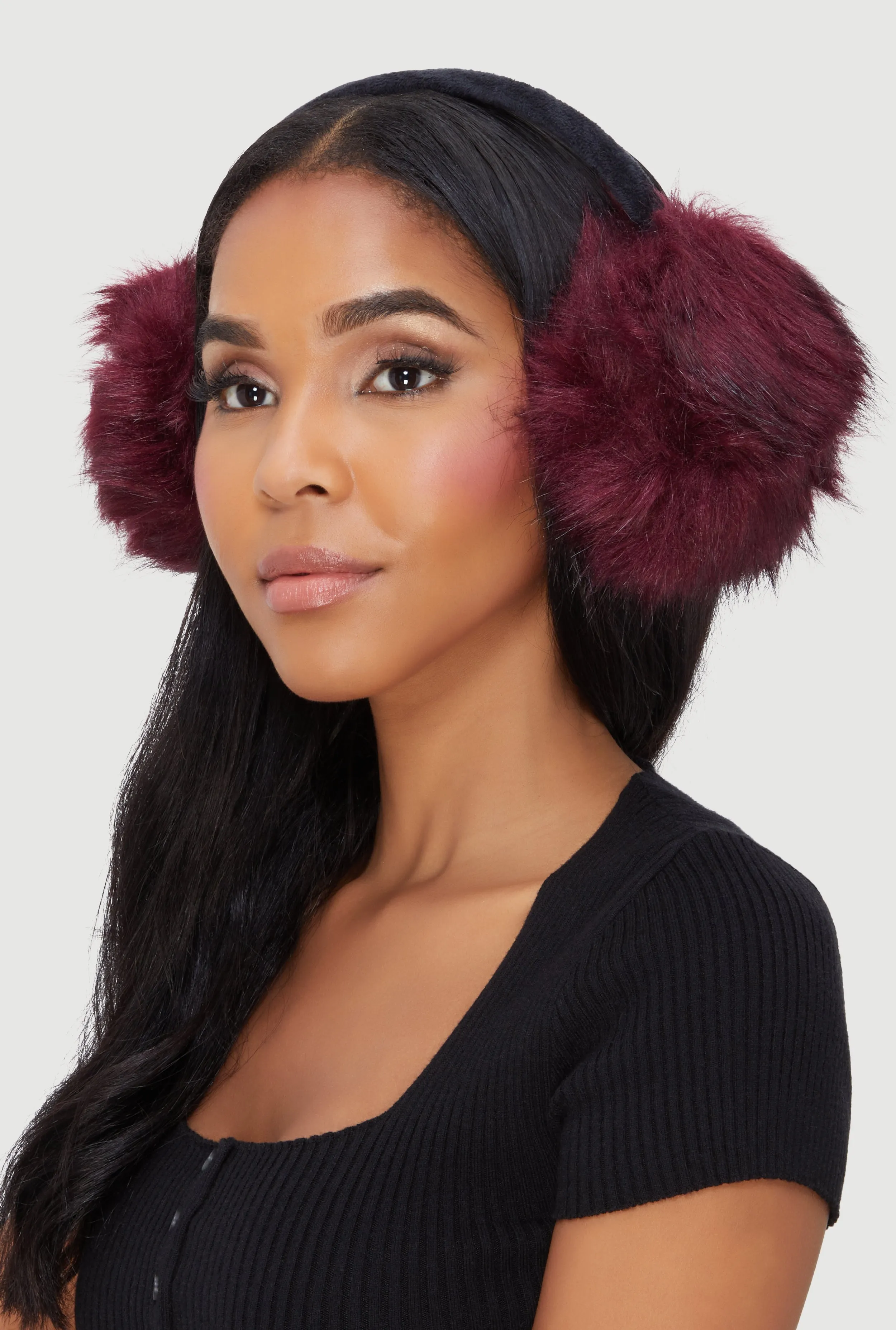 Faux Fur Earmuffs sold by Rainbow product image thumbnail 2