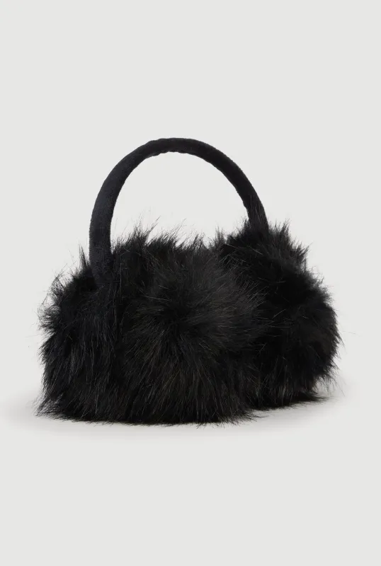 Faux Fur Earmuffs sold by Rainbow