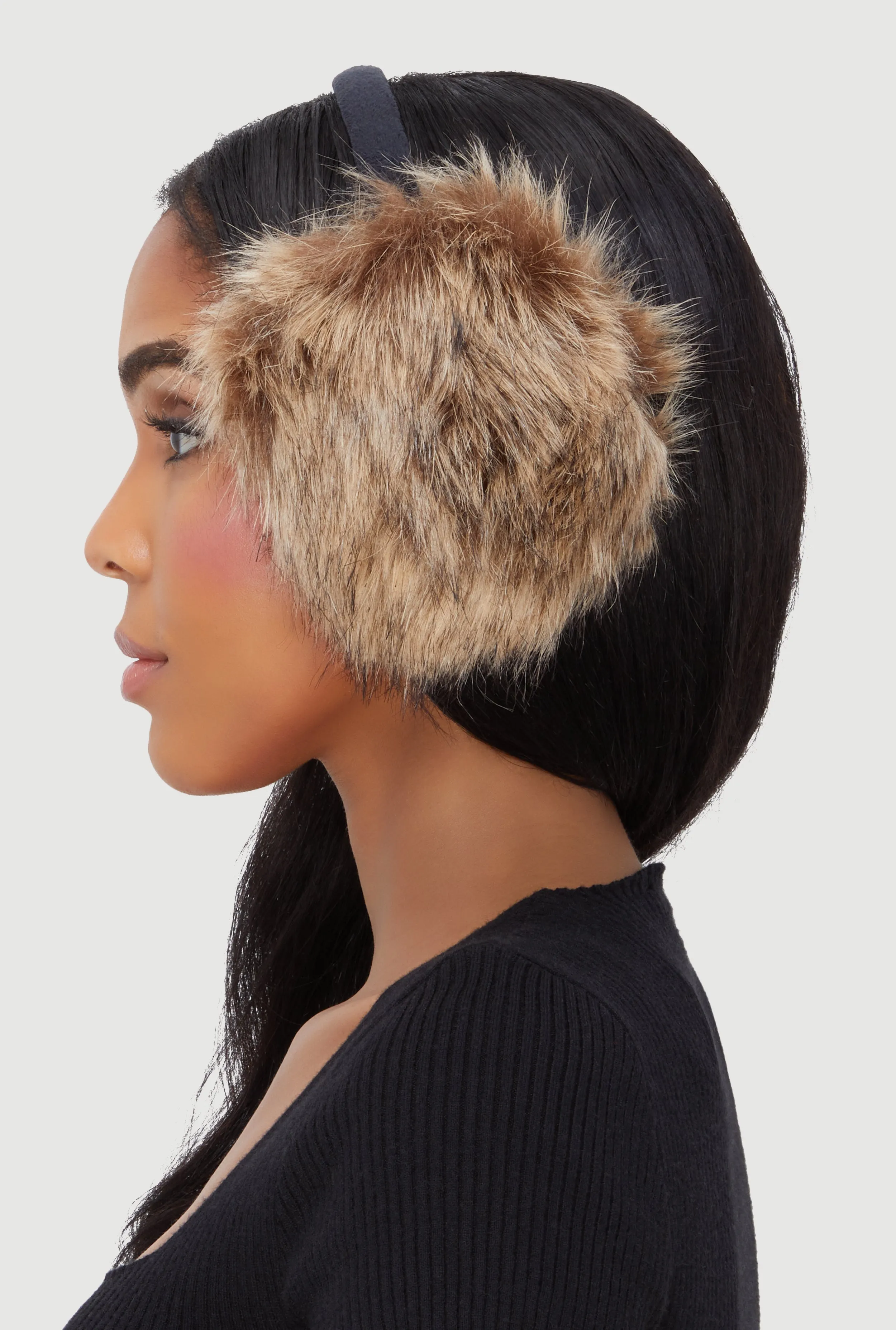Faux Fur Earmuffs sold by Rainbow product image thumbnail 3