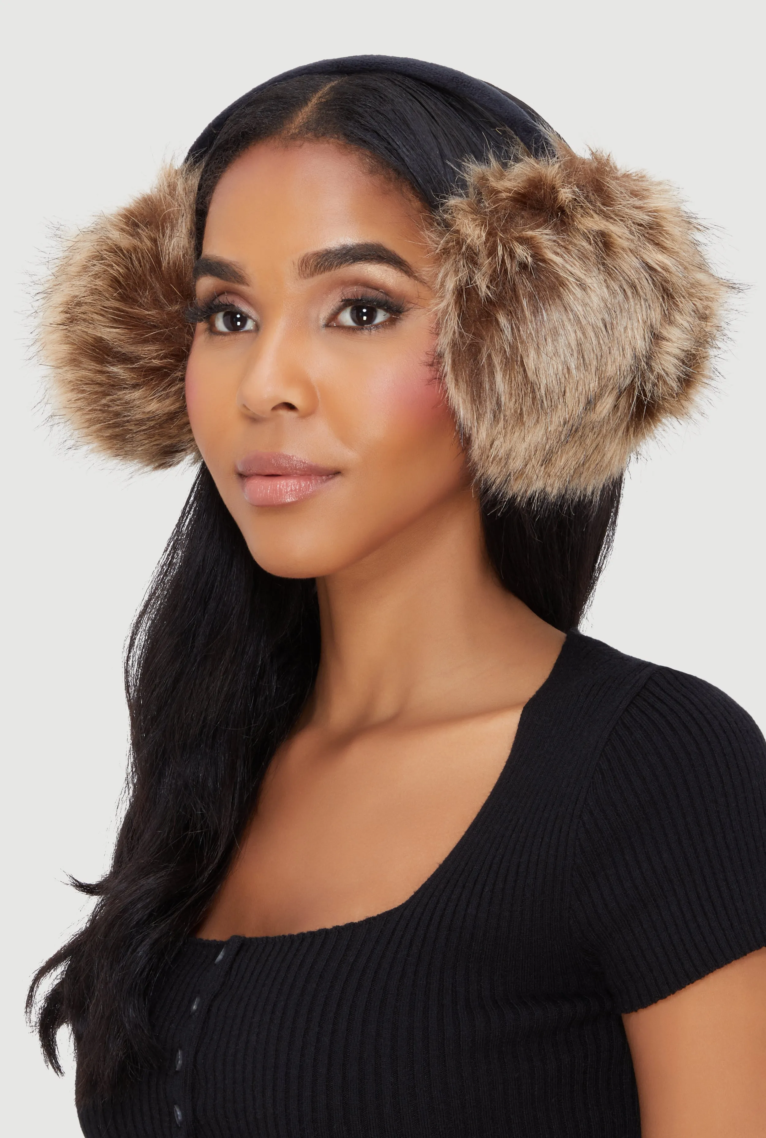 Faux Fur Earmuffs sold by Rainbow product image thumbnail 2