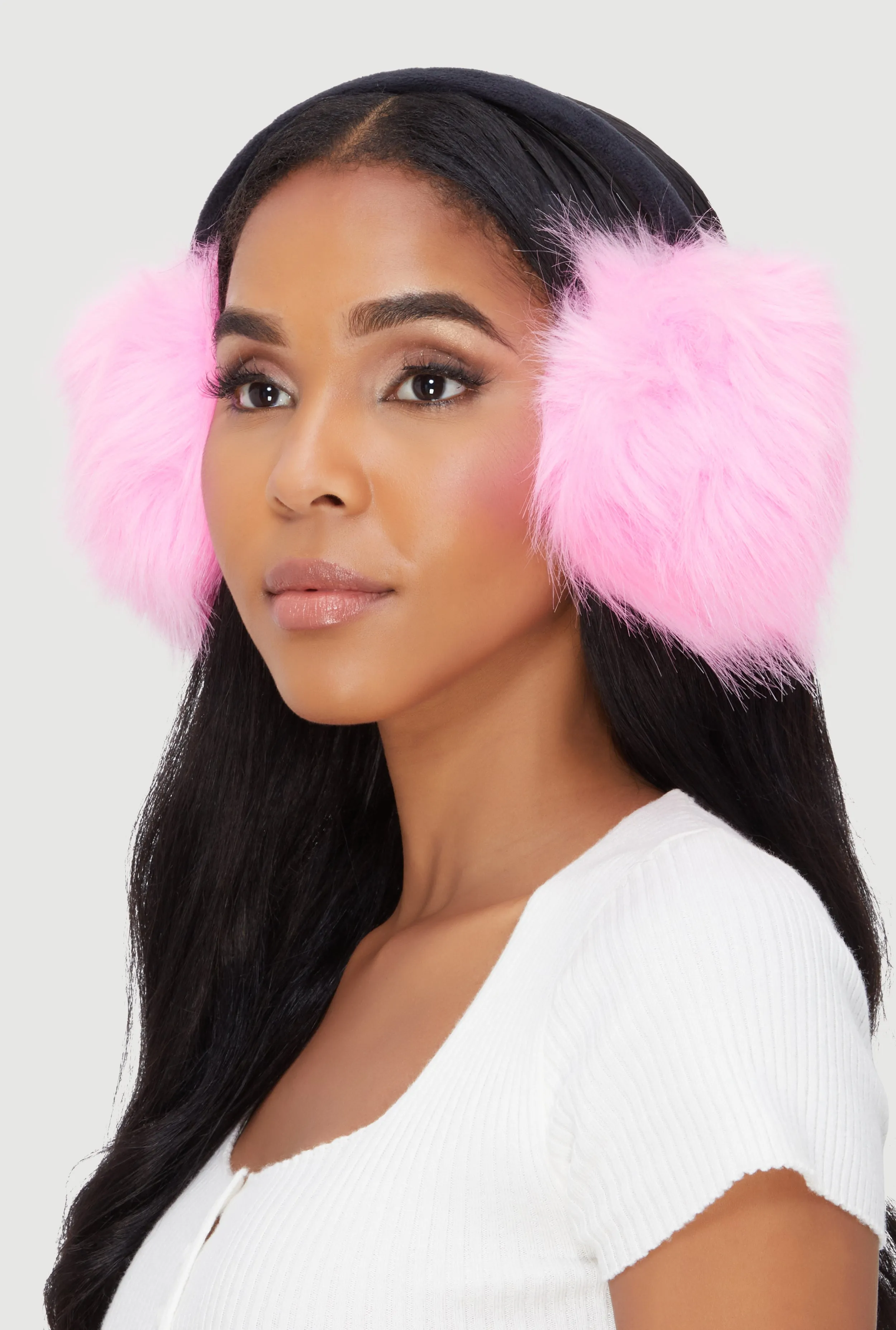 Faux Fur Earmuffs sold by Rainbow product image thumbnail 2