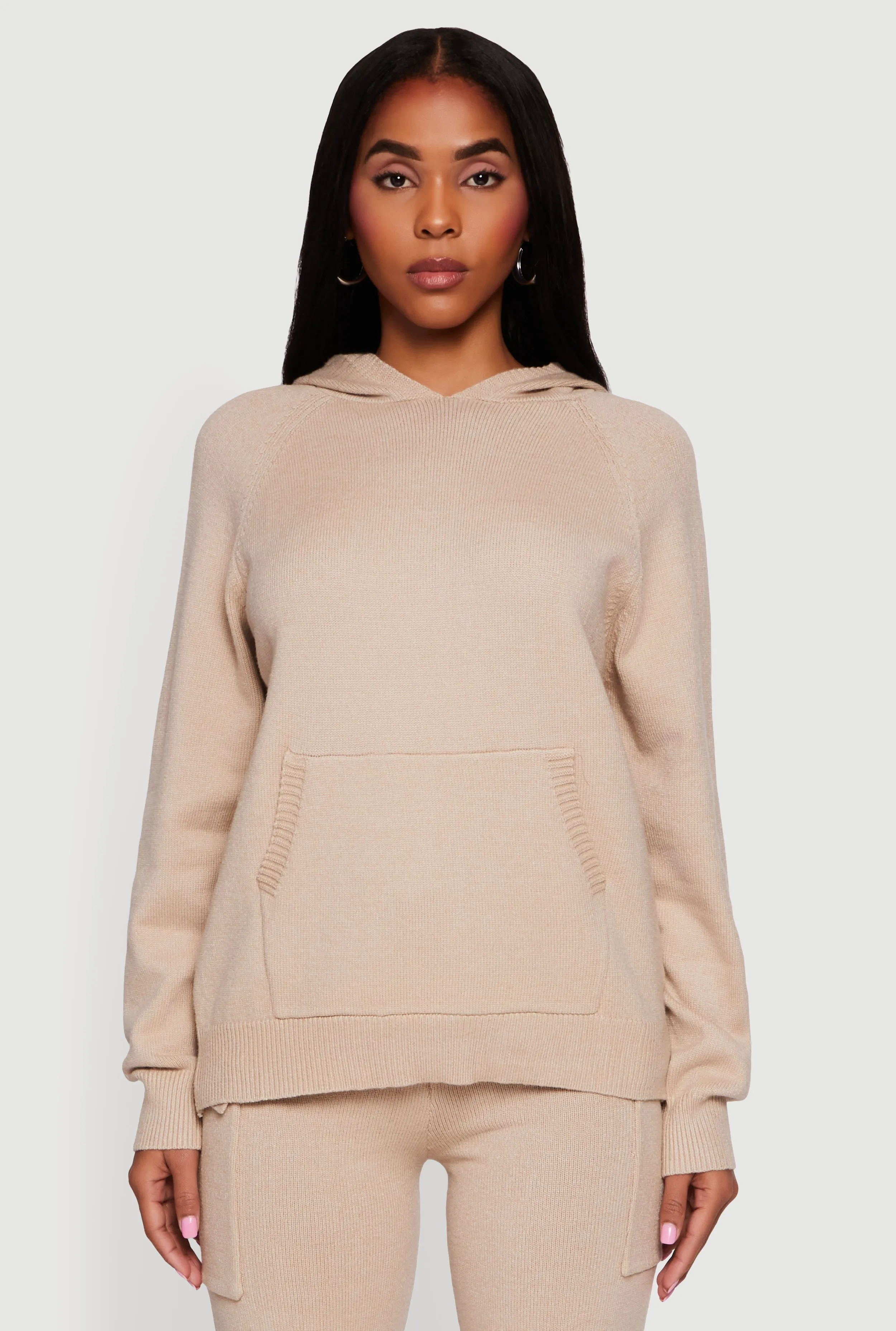 Kangaroo Pocket Pullover Sweater Hoodie sold by Rainbow