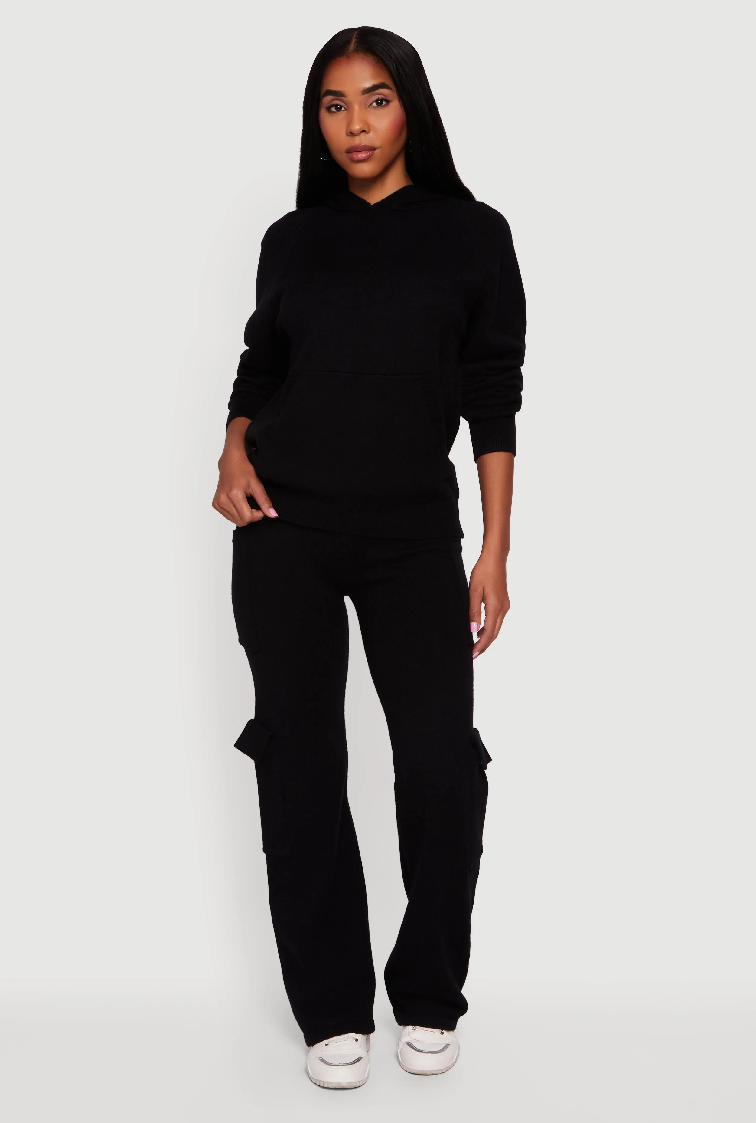 Kangaroo Pocket Pullover Sweater Hoodie sold by Rainbow product image thumbnail 3