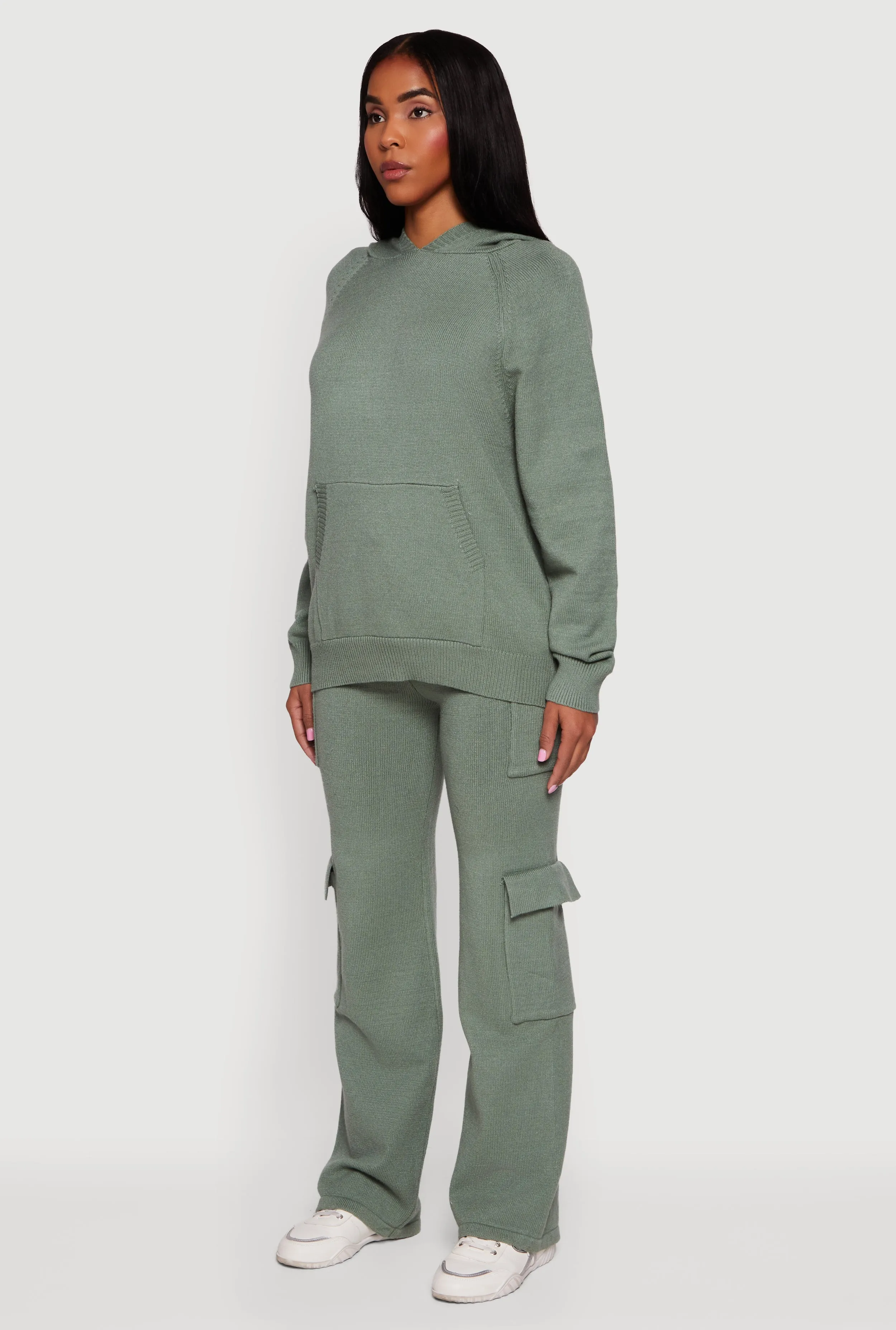 Kangaroo Pocket Pullover Sweater Hoodie sold by Rainbow product image thumbnail 5