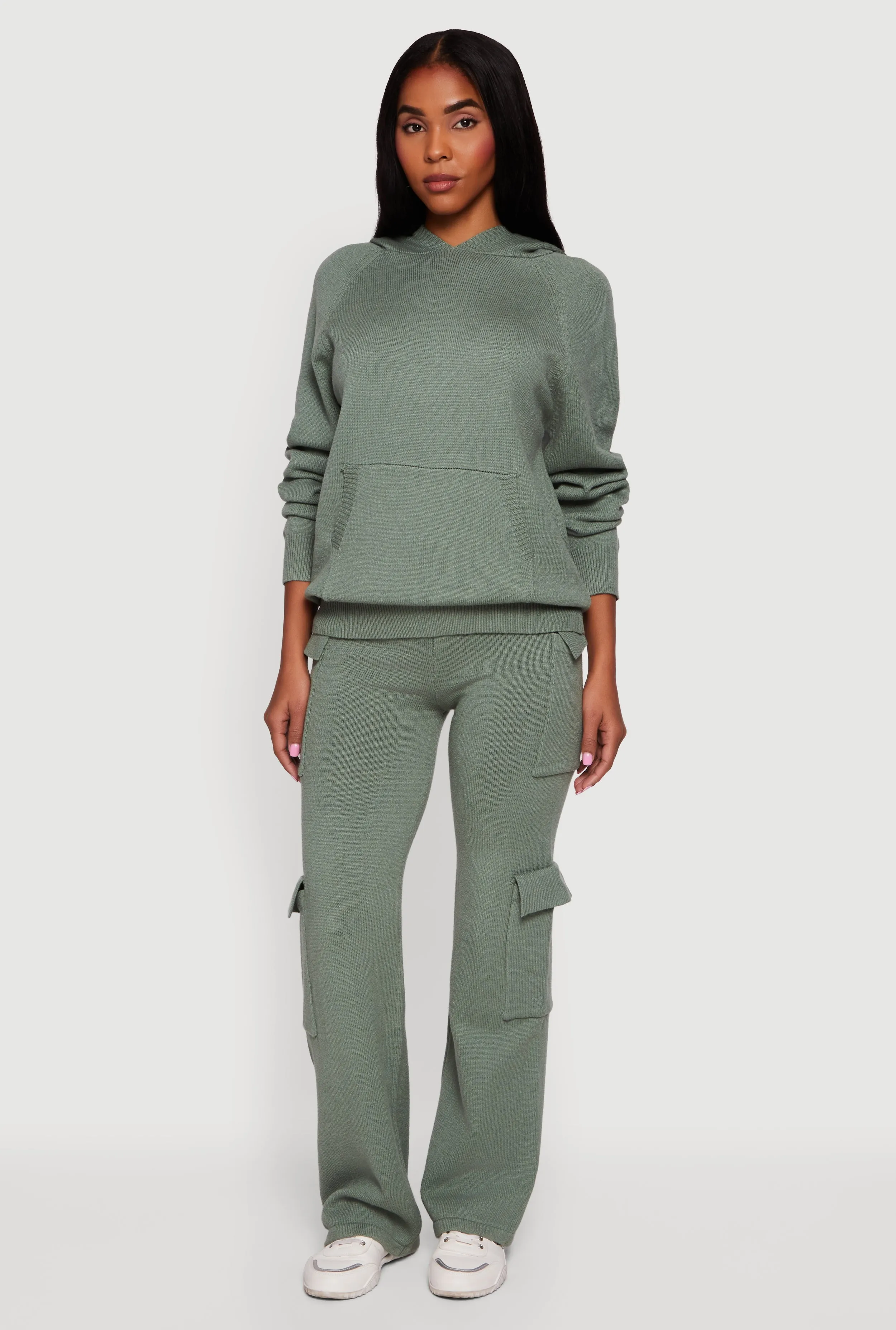 Kangaroo Pocket Pullover Sweater Hoodie sold by Rainbow product image thumbnail 2