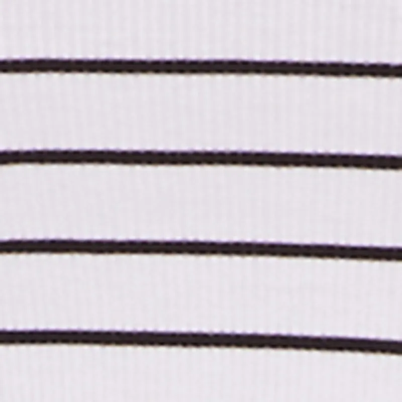 Striped Rib Knit Cropped Long Sleeve Scoop Neck Tee sold by Rainbow product image thumbnail 4