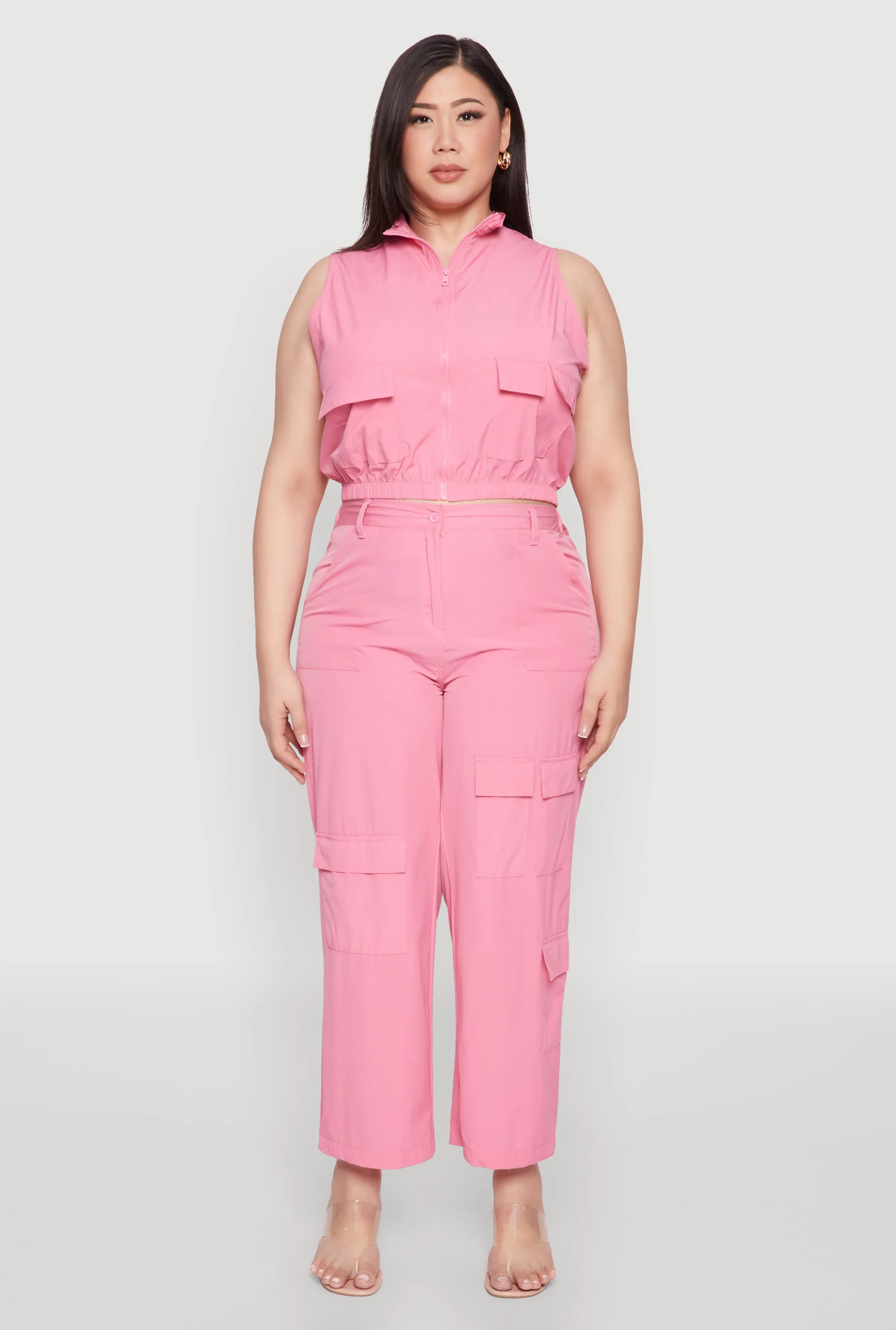 Plus Size Straight Leg Cargo Pants sold by Rainbow product image thumbnail 5