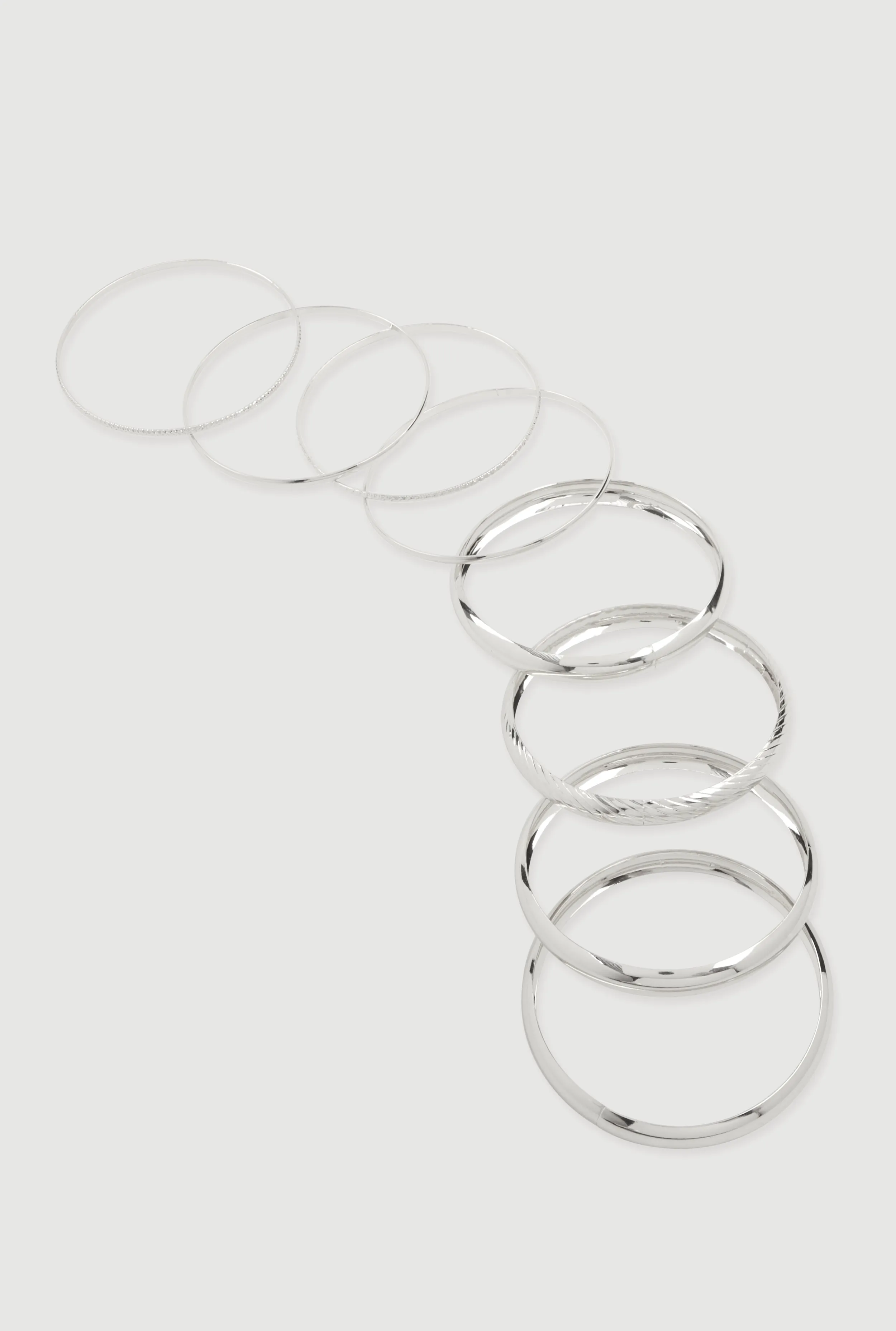 Assorted Metallic Bangles Set of 8 sold by Rainbow product image thumbnail 3