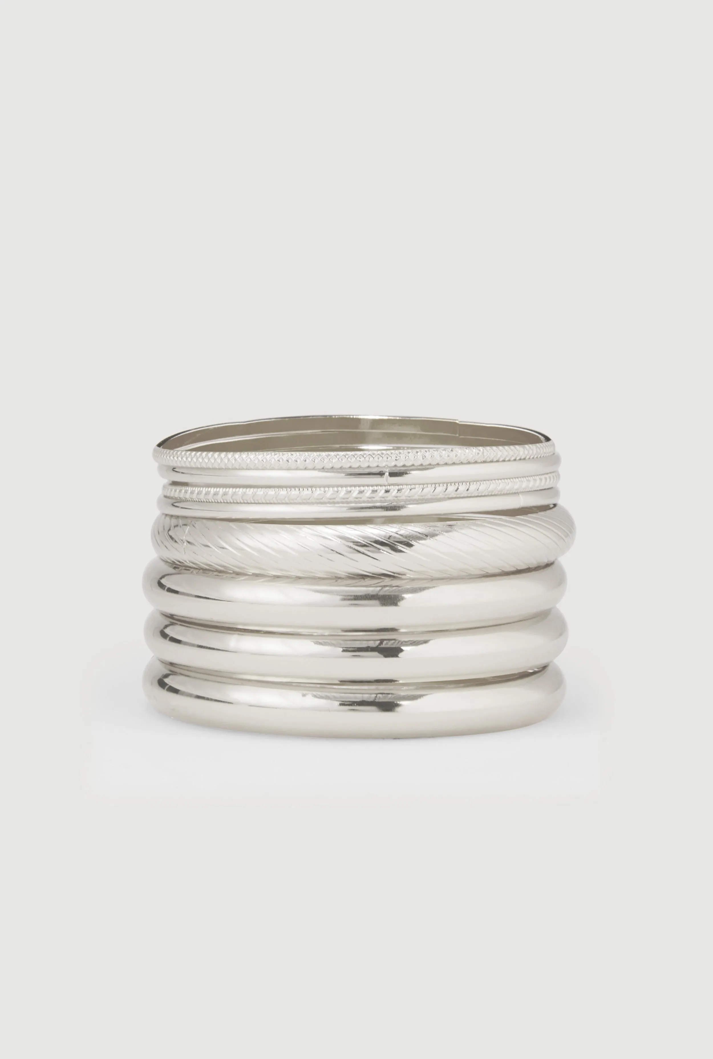 Assorted Metallic Bangles Set of 8 sold by Rainbow