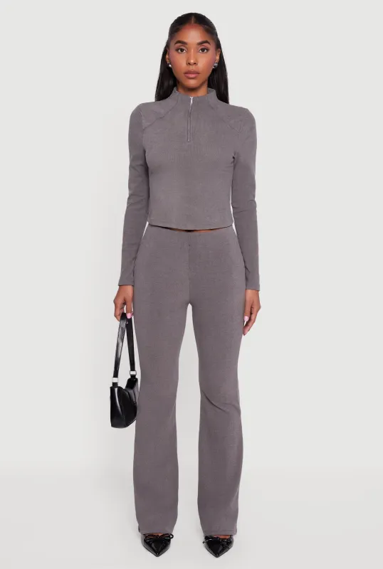 Brushed Knit Straight Leg Pants sold by Rainbow