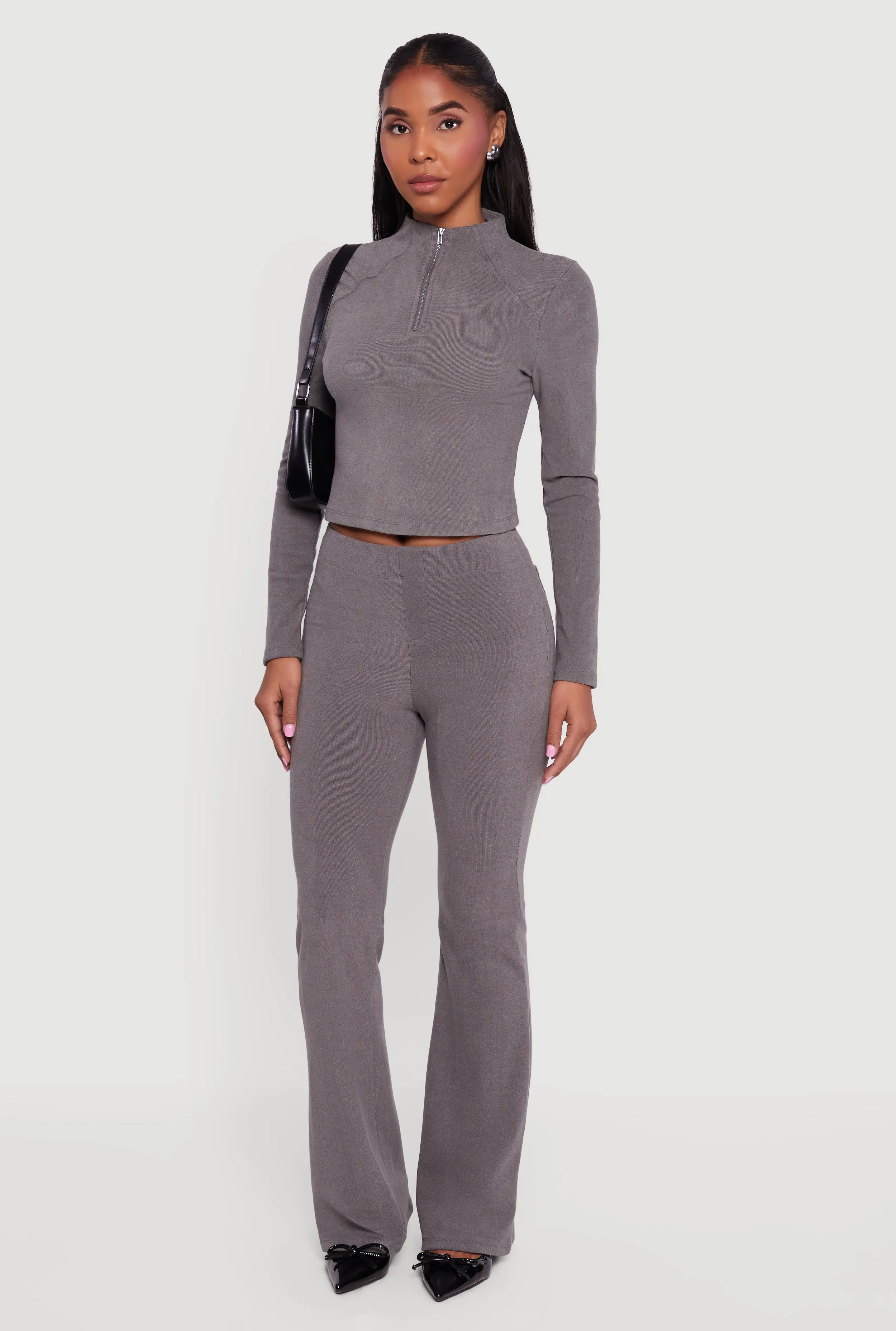 Brushed Knit Straight Leg Pants sold by Rainbow product image thumbnail 2