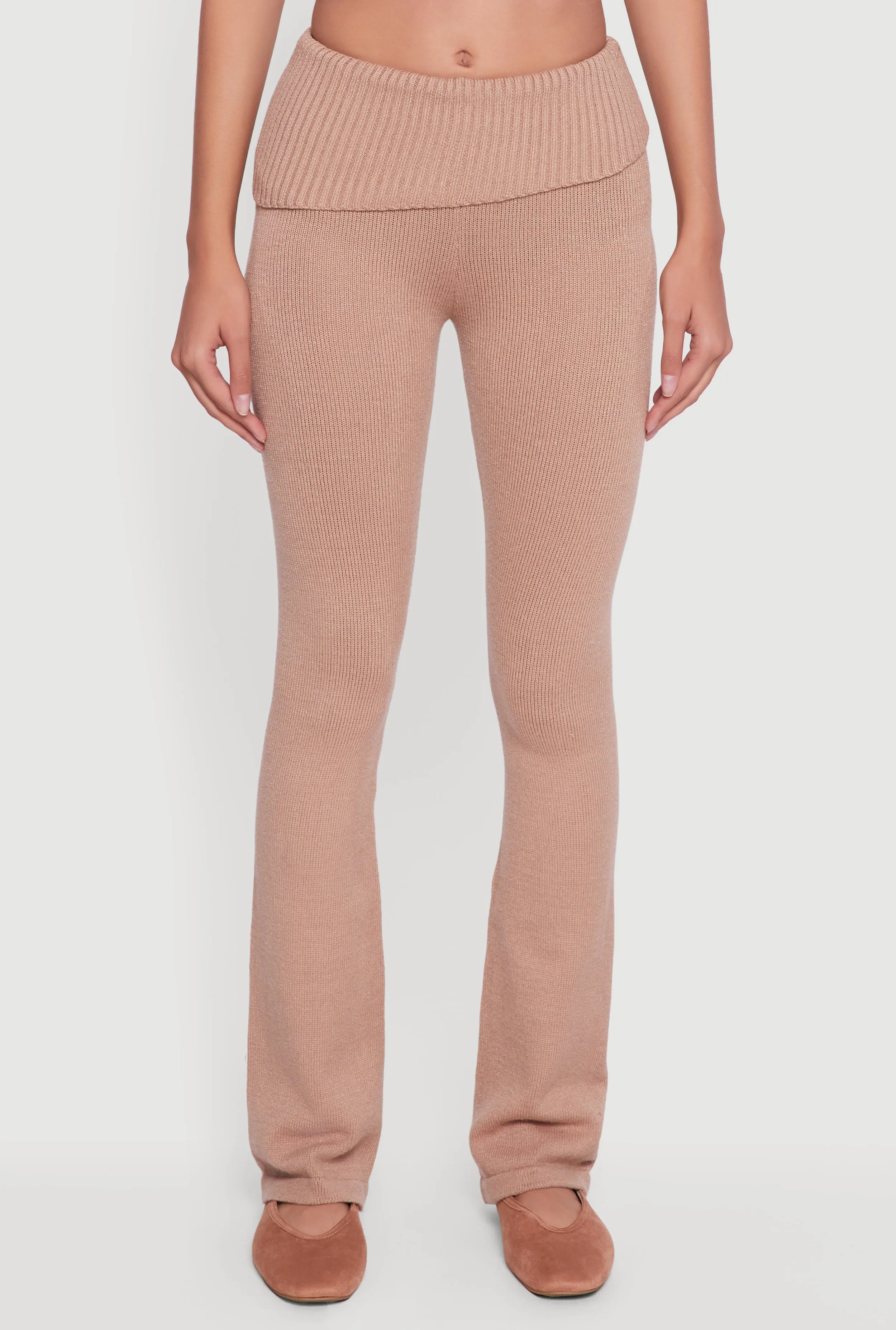 Slim Bootcut Fold Over Pants sold by Rainbow product image thumbnail 3