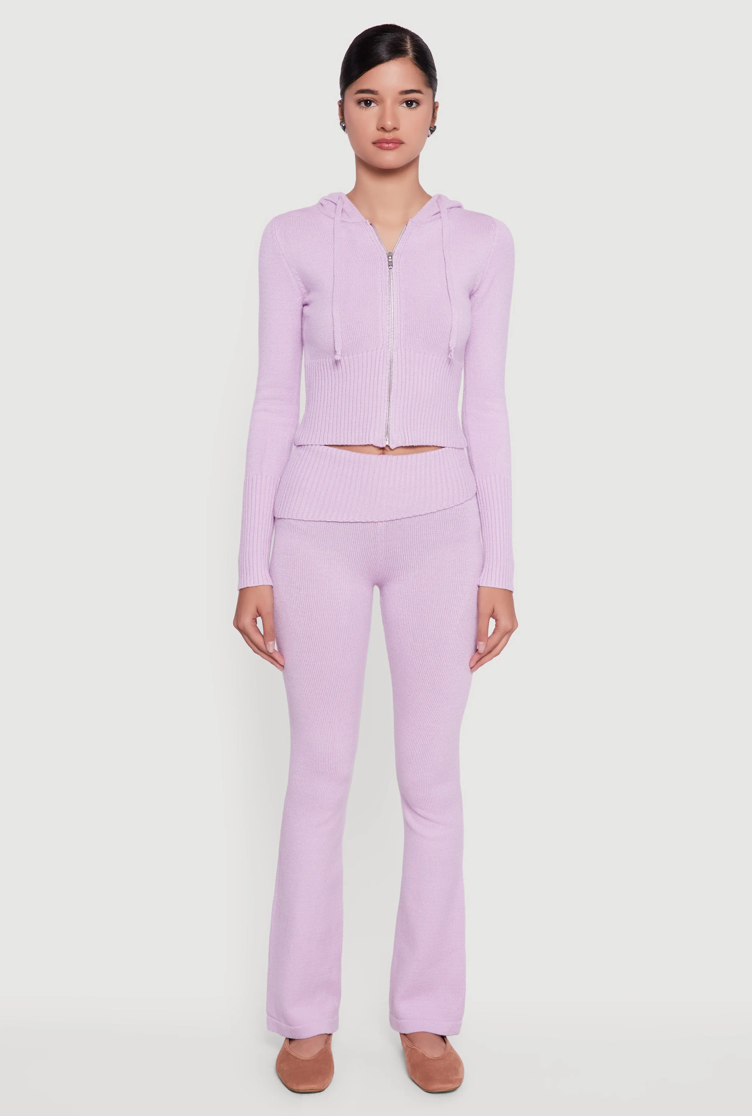 Slim Bootcut Fold Over Pants sold by Rainbow product image thumbnail 2