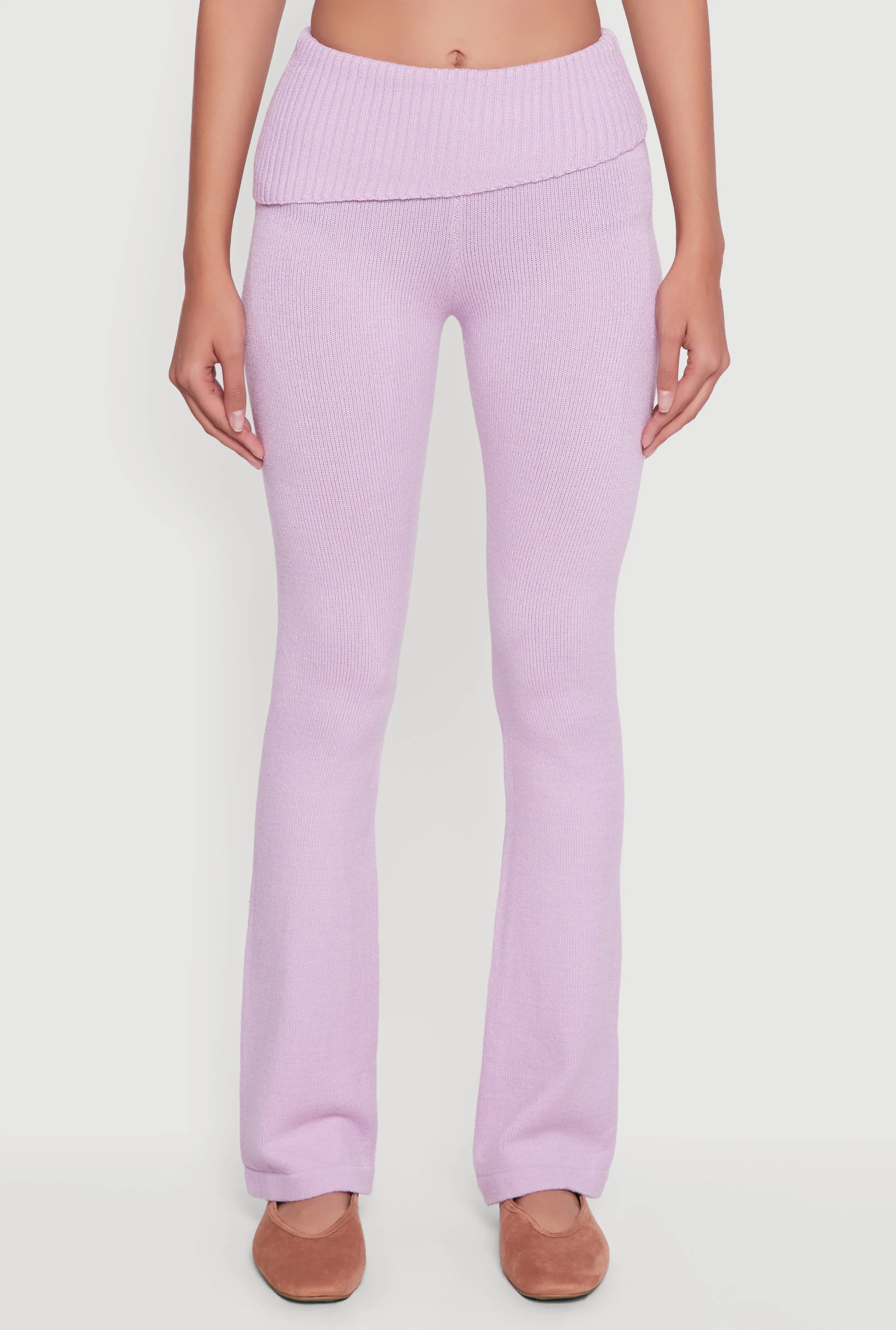 Slim Bootcut Fold Over Pants sold by Rainbow product image thumbnail 3