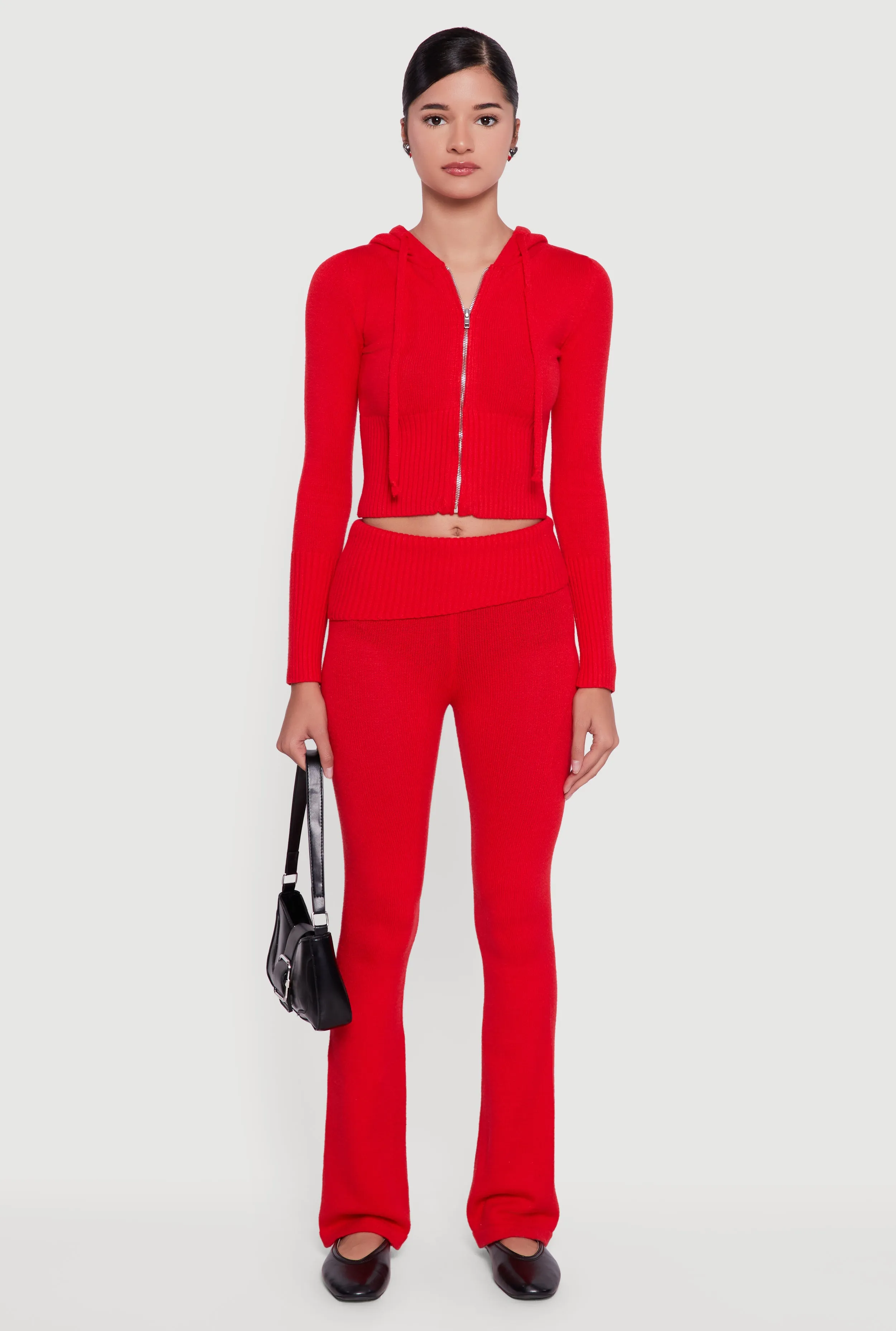 Slim Bootcut Fold Over Pants sold by Rainbow product image thumbnail 2