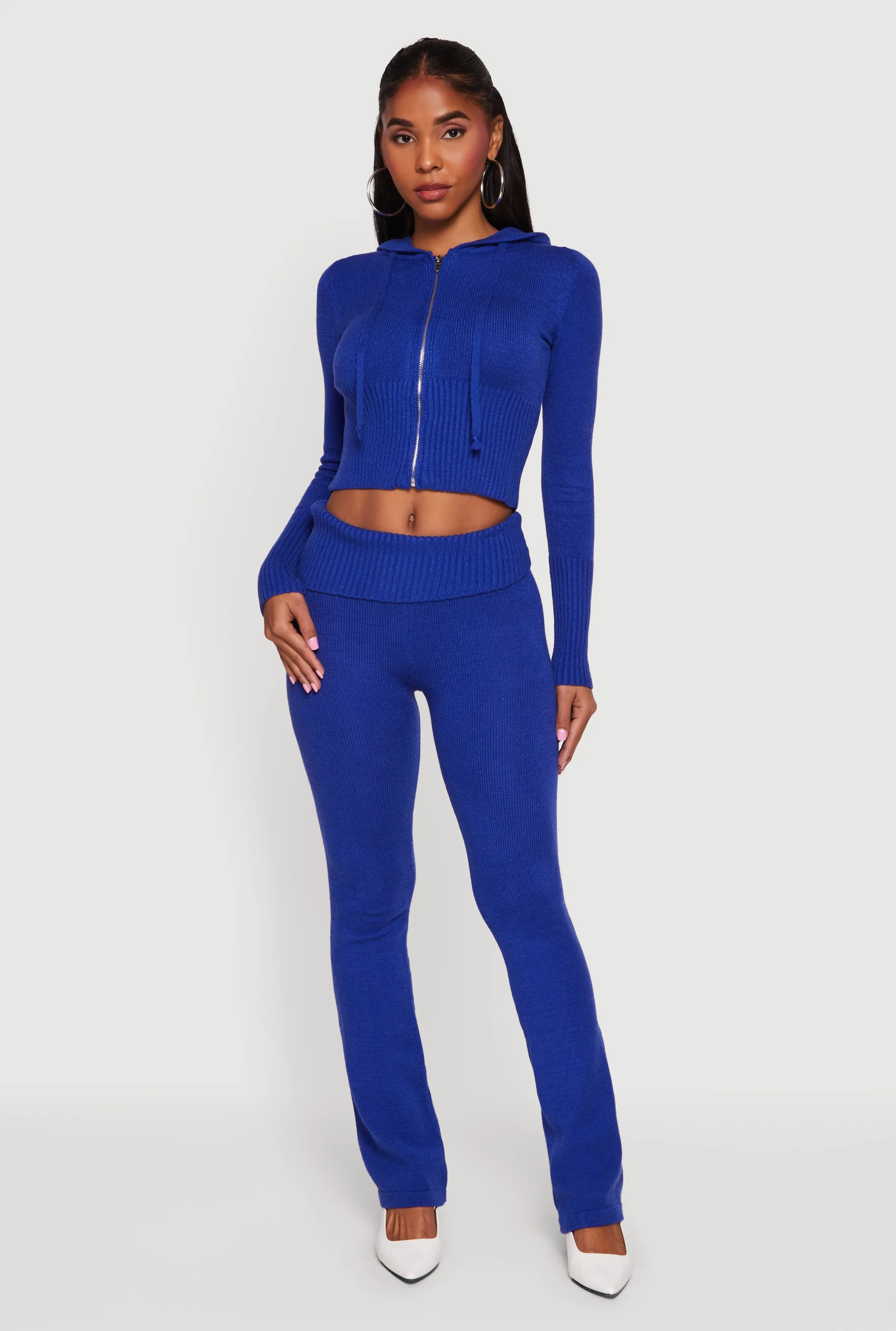 Slim Bootcut Fold Over Pants sold by Rainbow product image thumbnail 2