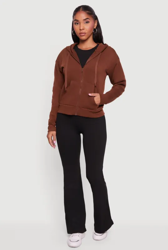 Fleece Zip Front Hooded Sweatshirt sold by Rainbow