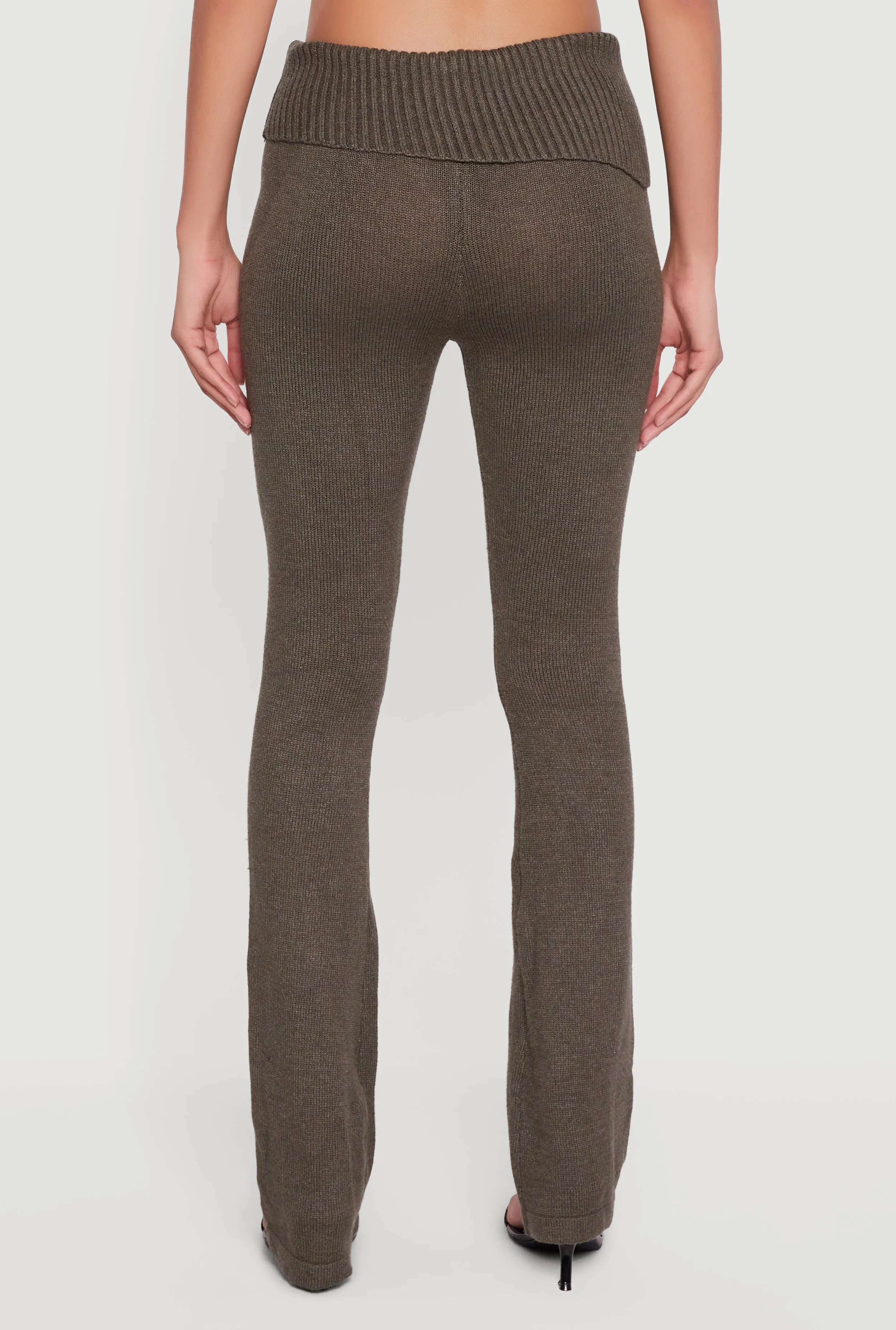 Slim Bootcut Fold Over Pants sold by Rainbow product image thumbnail 5