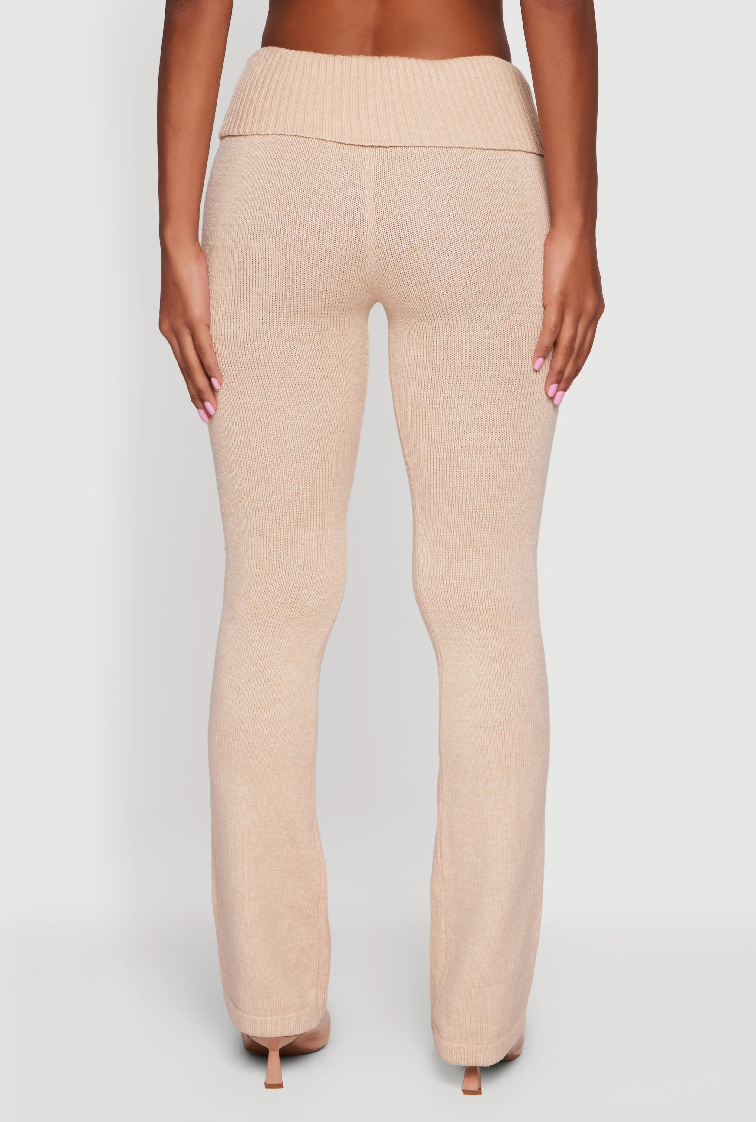 Slim Bootcut Fold Over Pants sold by Rainbow product image thumbnail 5