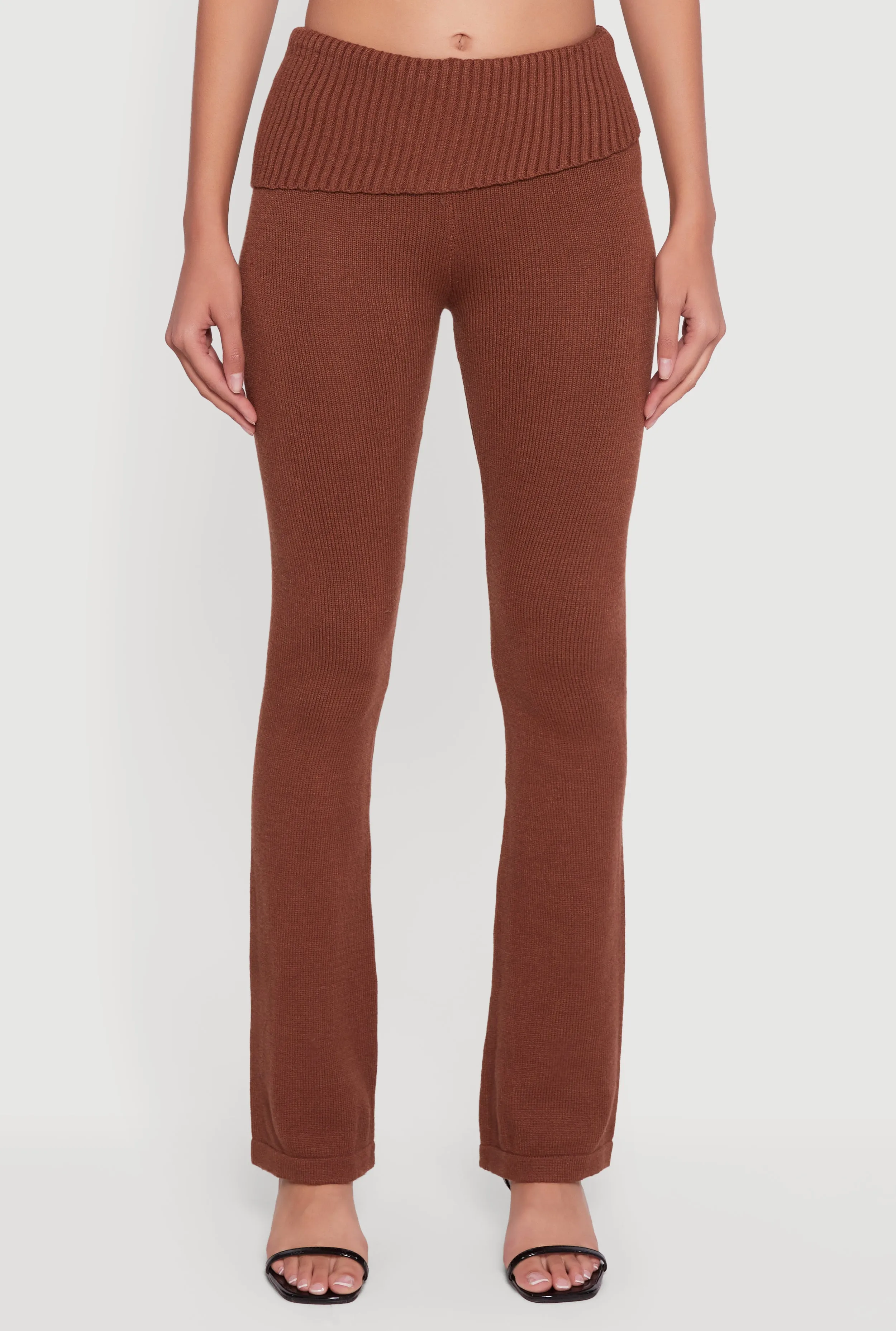 Slim Bootcut Fold Over Pants sold by Rainbow product image thumbnail 3