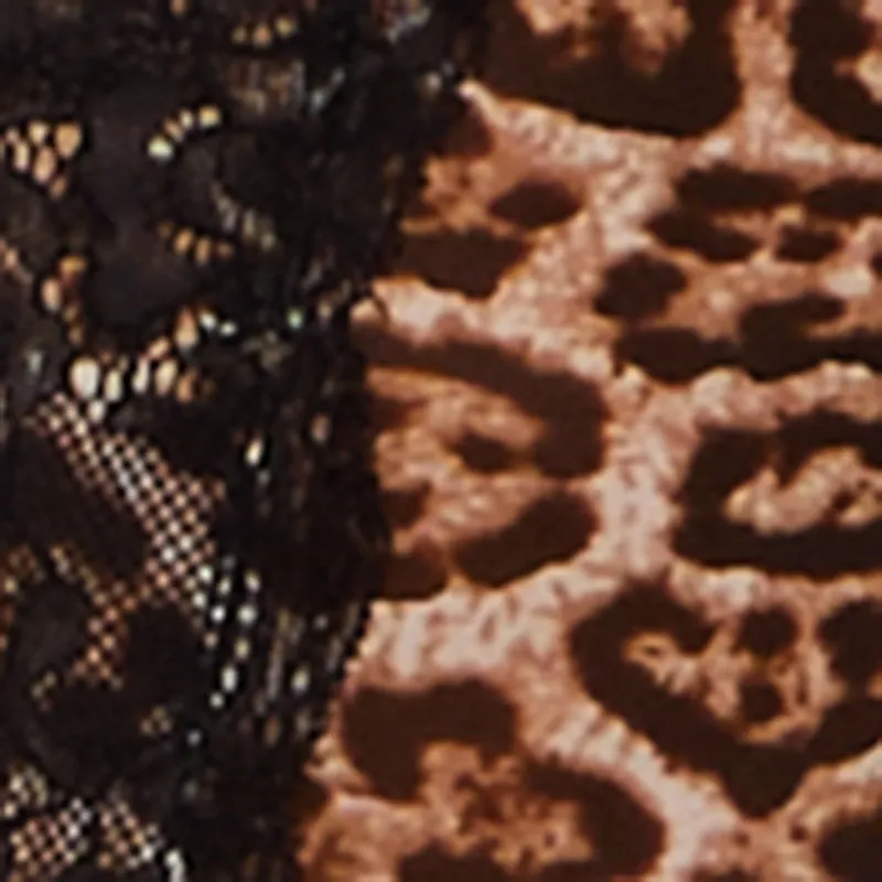 Animal Print Sleeveless Bustier Bodysuit sold by Rainbow product image thumbnail 4