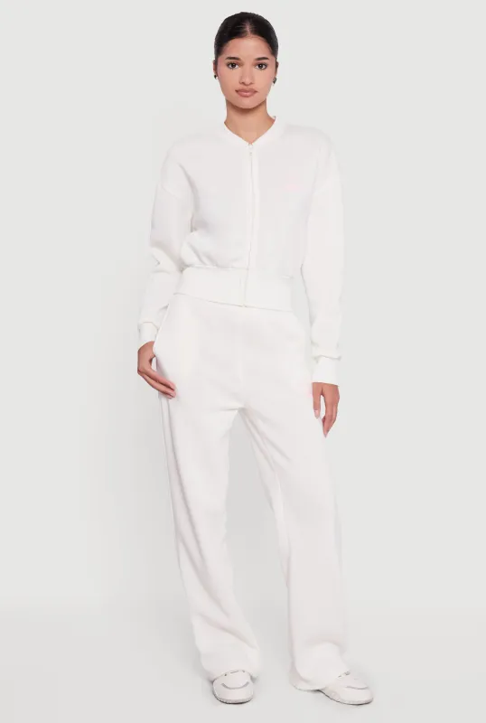 Cherry Graphic Straight Leg Sweatpants sold by Rainbow