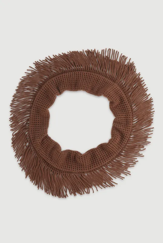 Fringed Infinity Scarf sold by Rainbow