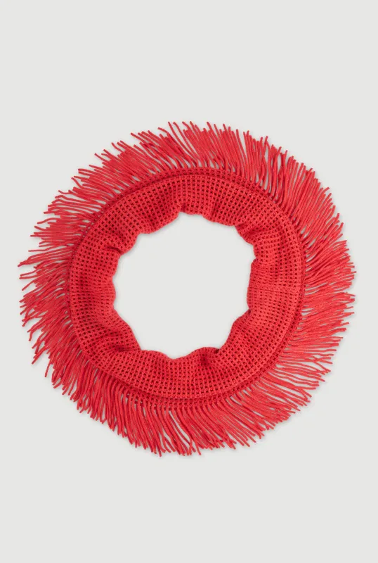 Fringed Infinity Scarf sold by Rainbow