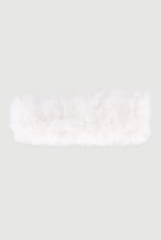 Solid Faux Fur Headband sold by Rainbow