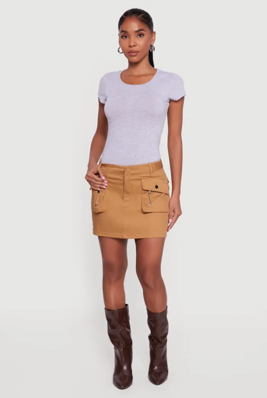 Basic Short Sleeve Crew Neck Tee sold by Rainbow